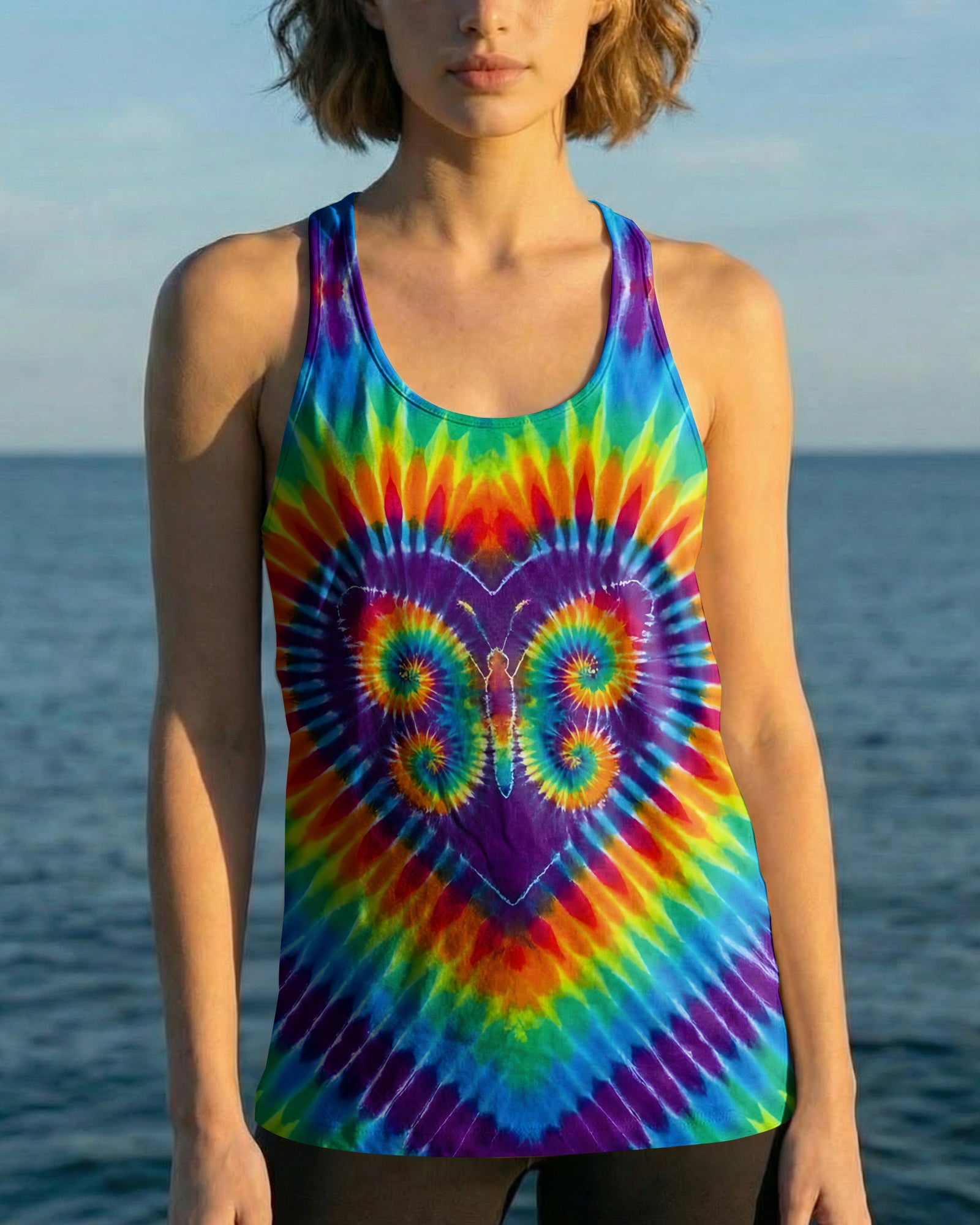 COSMIC BUTTERFLY HEART ALL OVER PRINT - TYQY1603262