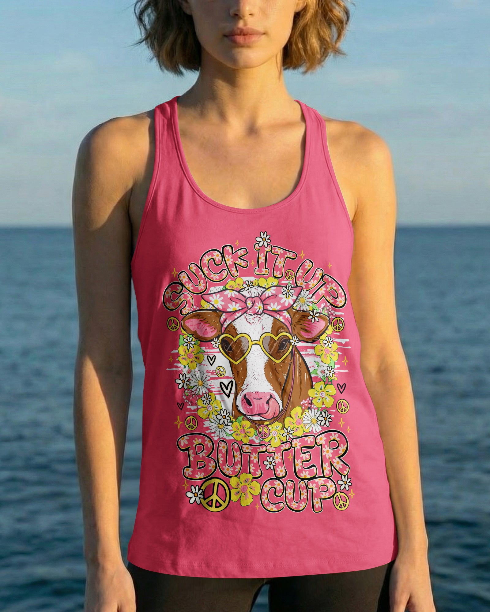 SUCK IT UP BUTTERCUP COW ALL OVER PRINT - TY1206262