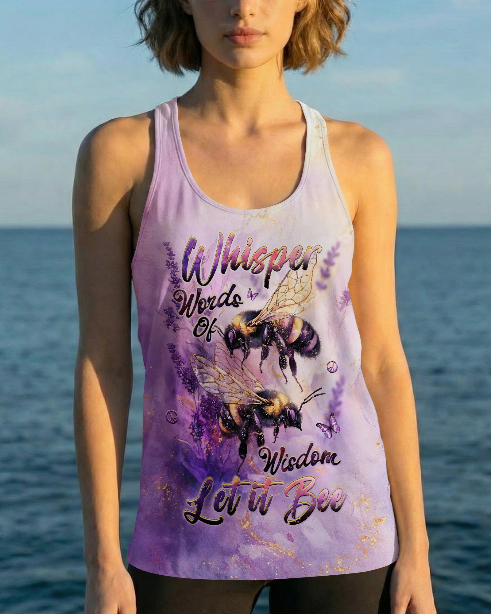 WHISPER WORDS OF WISDOM LET IT BEE ALL OVER PRINT - TLHG2403262