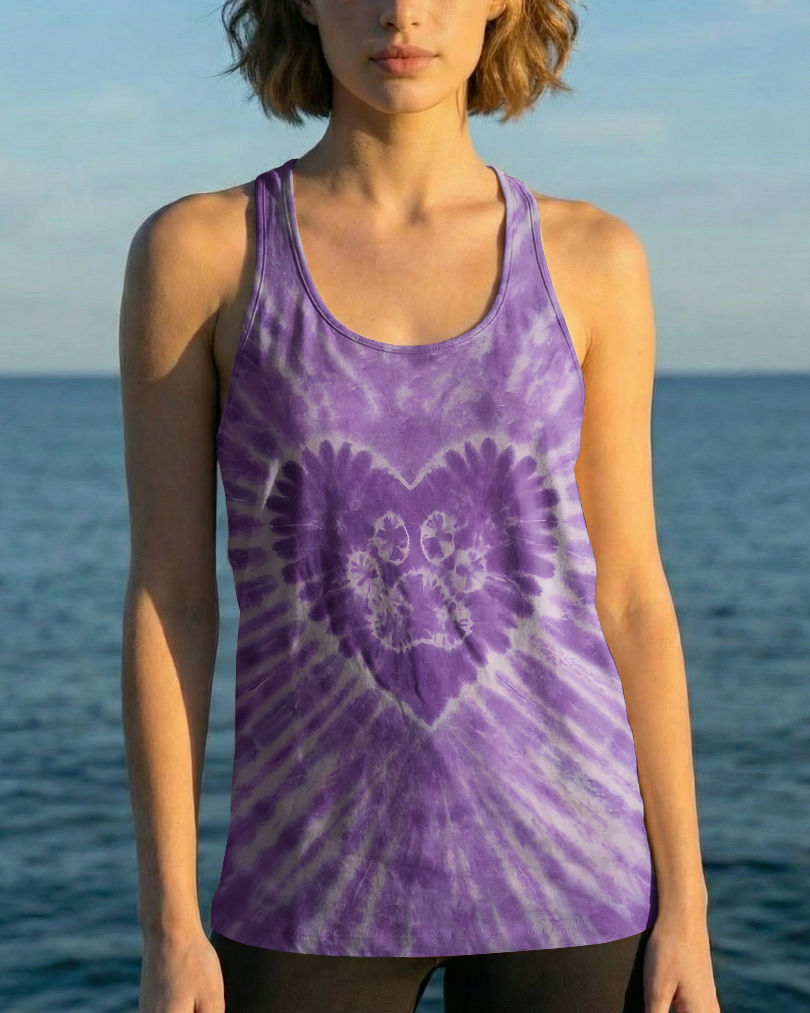 PURPLE PAW HEART ALL OVER PRINT - TYQY1003261