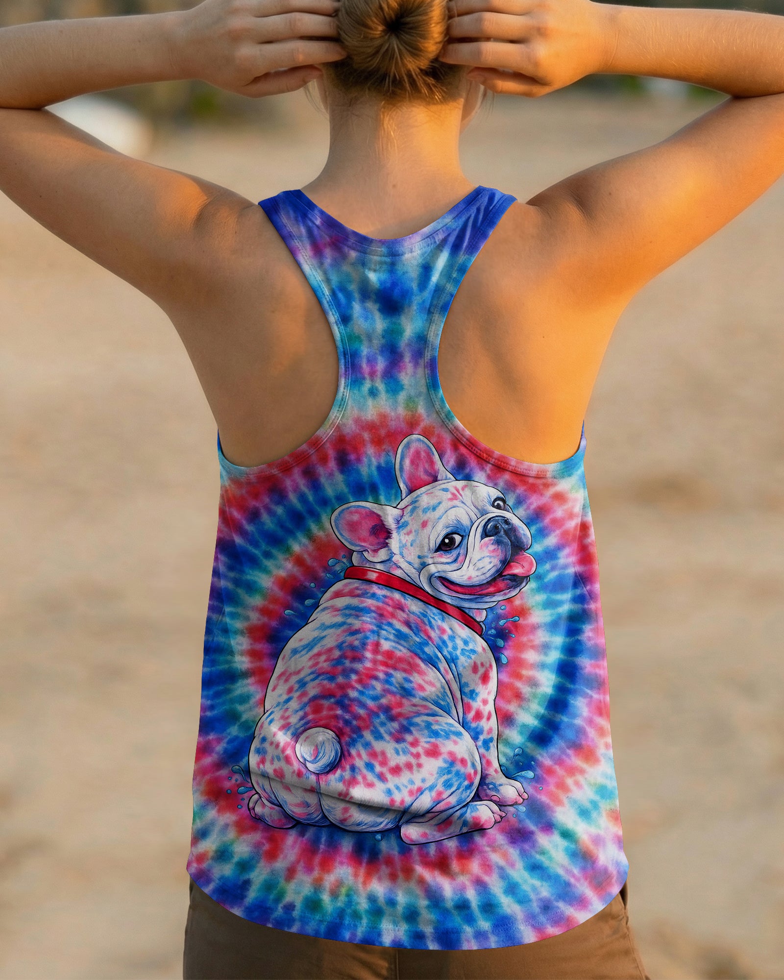 FRENCH BULLDOG SWIRL ALL OVER PRINT - TLNO0903261