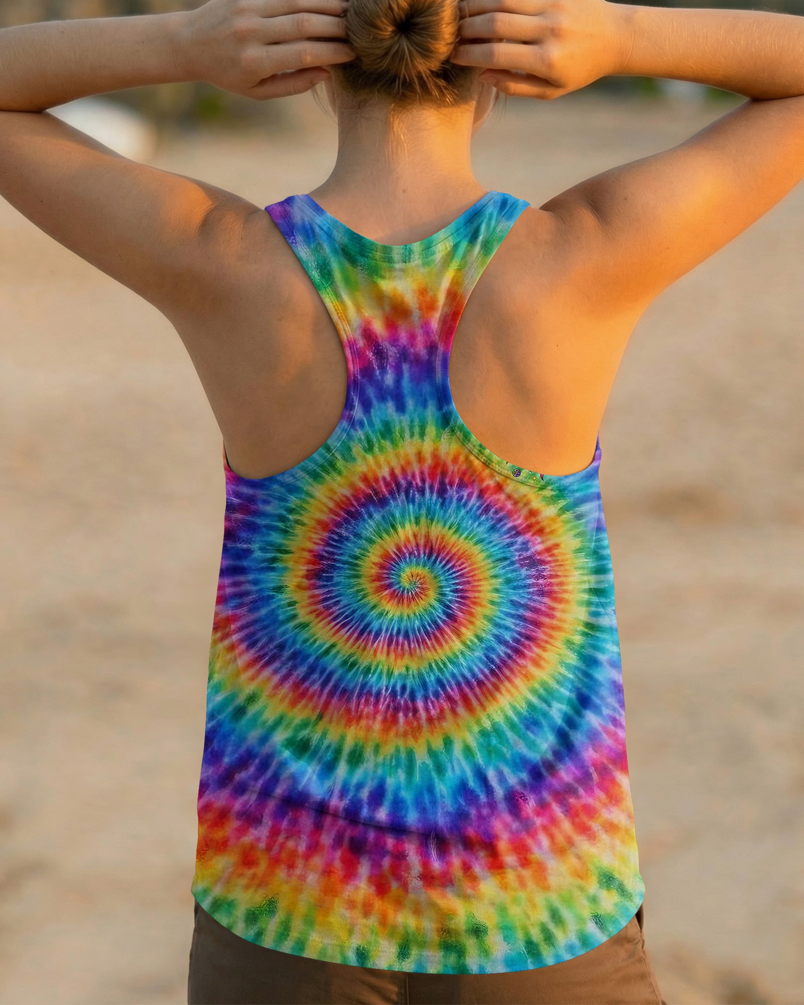 BE YOU THE WORLD WILL ADJUST HIPPIE SUN ALL OVER PRINT - YHLT2502261