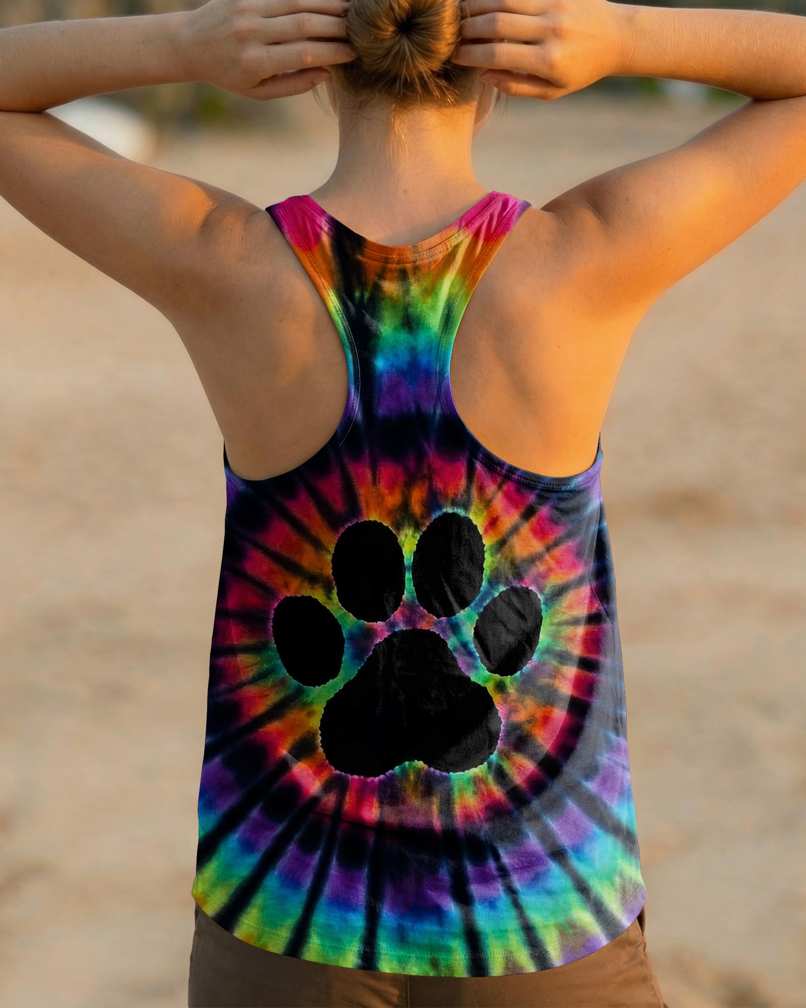 COLORFUL PAW ALL OVER PRINT - TYPQ2502262