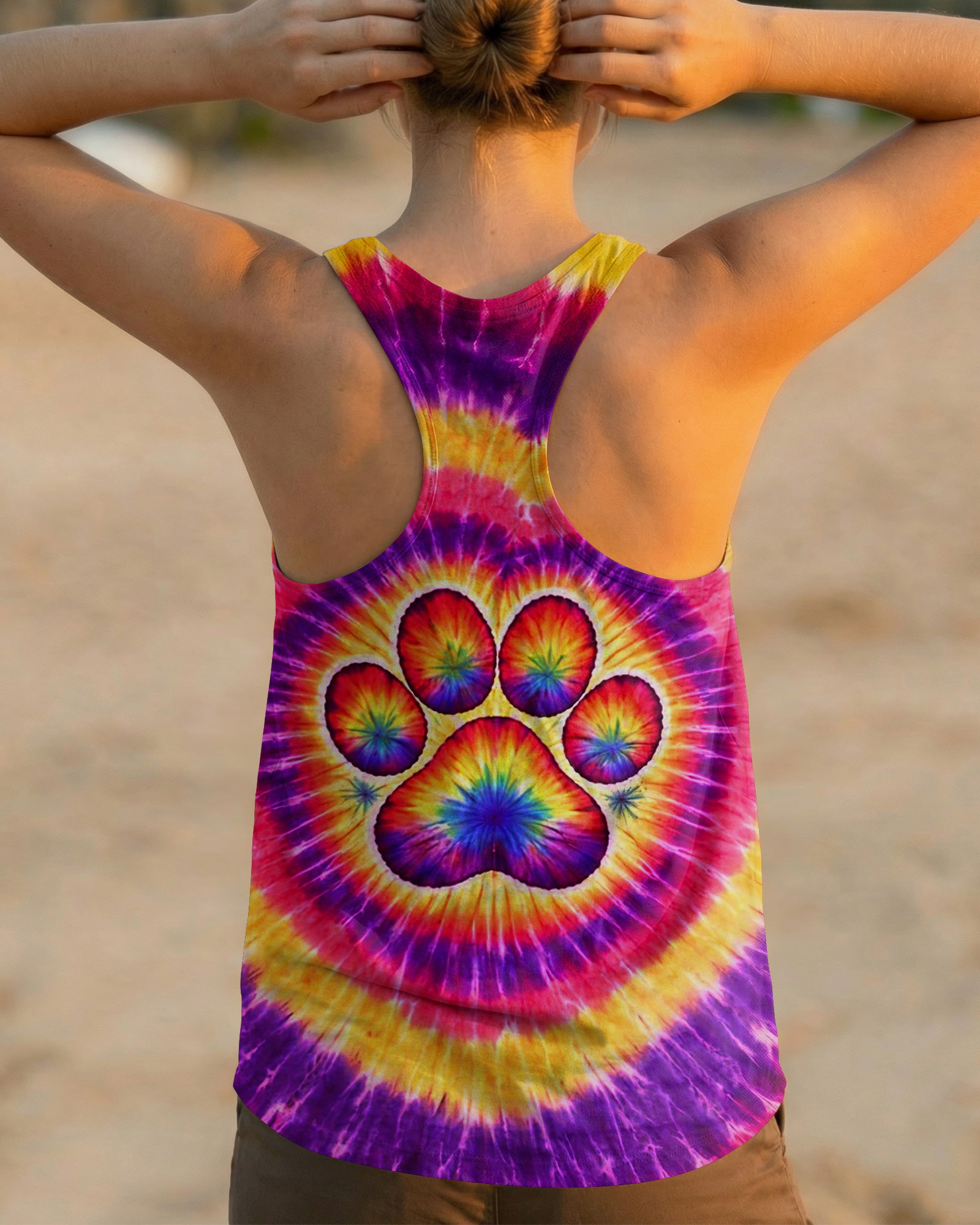 DOG MAMA PAW PRINT SWIRL ALL OVER PRINT - TLNT2702261