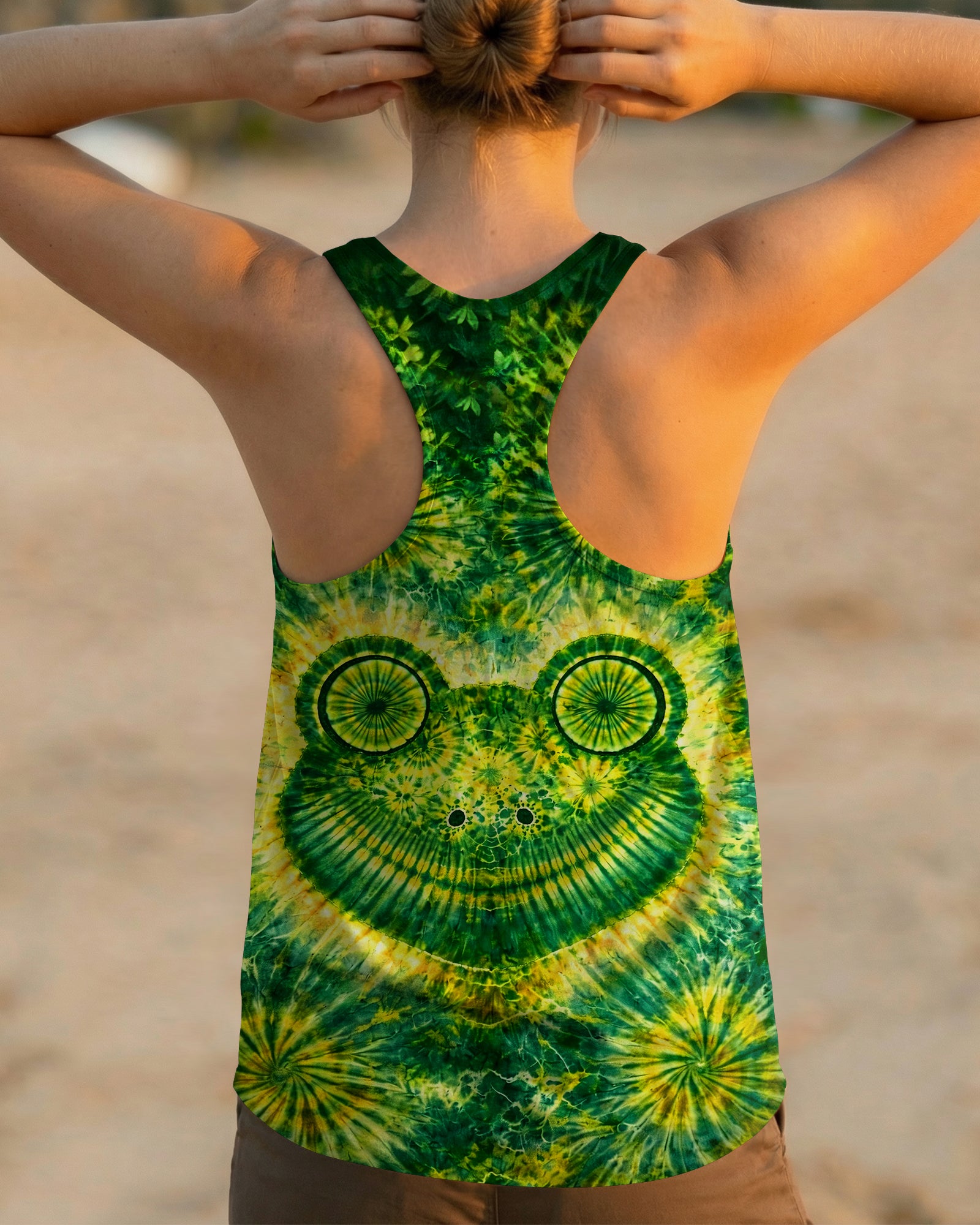 HIPPIE FROG SWIRL ALL OVER PRINT - TLHG2303262