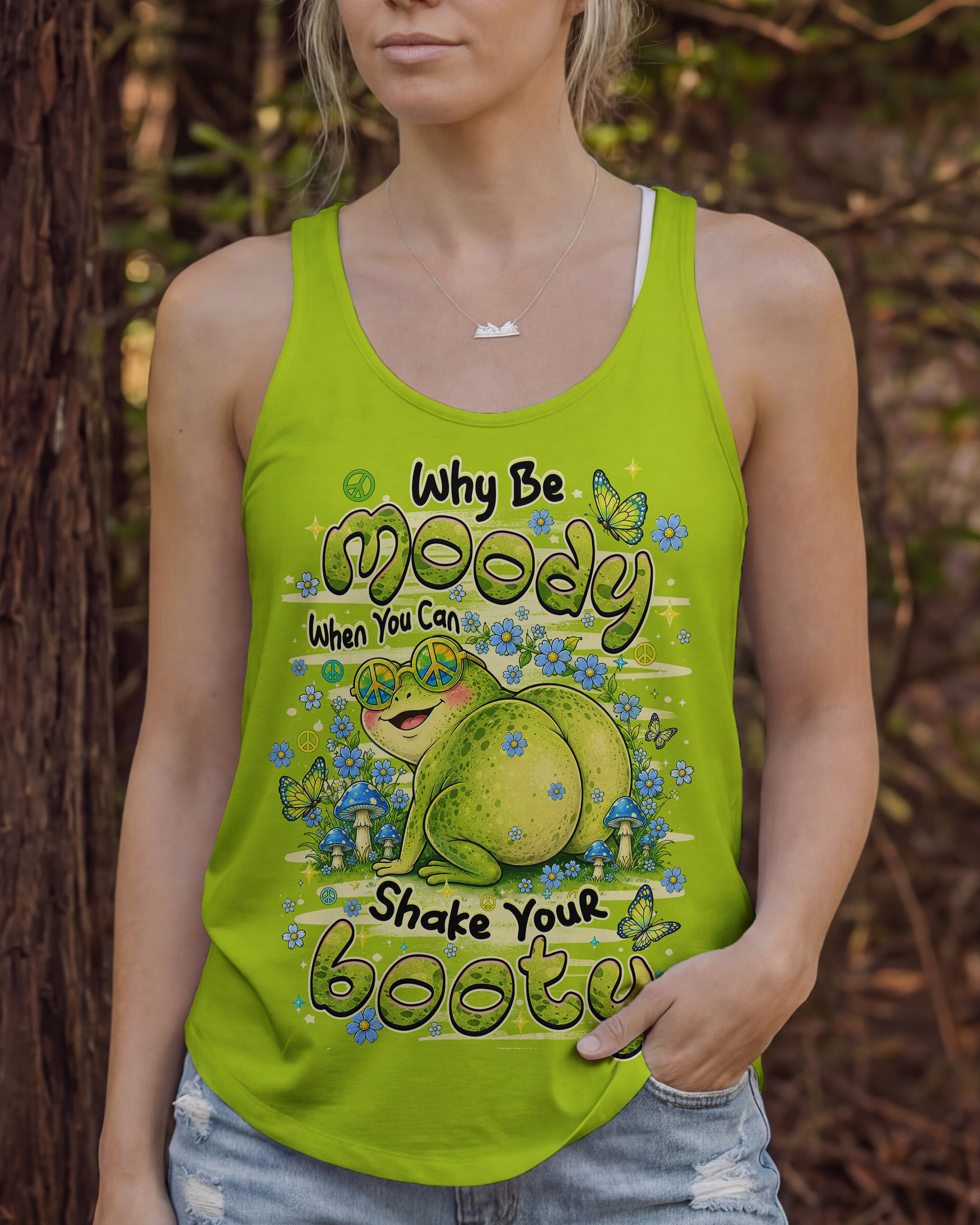 WHY BE MOODY FROG ALL OVER PRINT - TLHN0807262