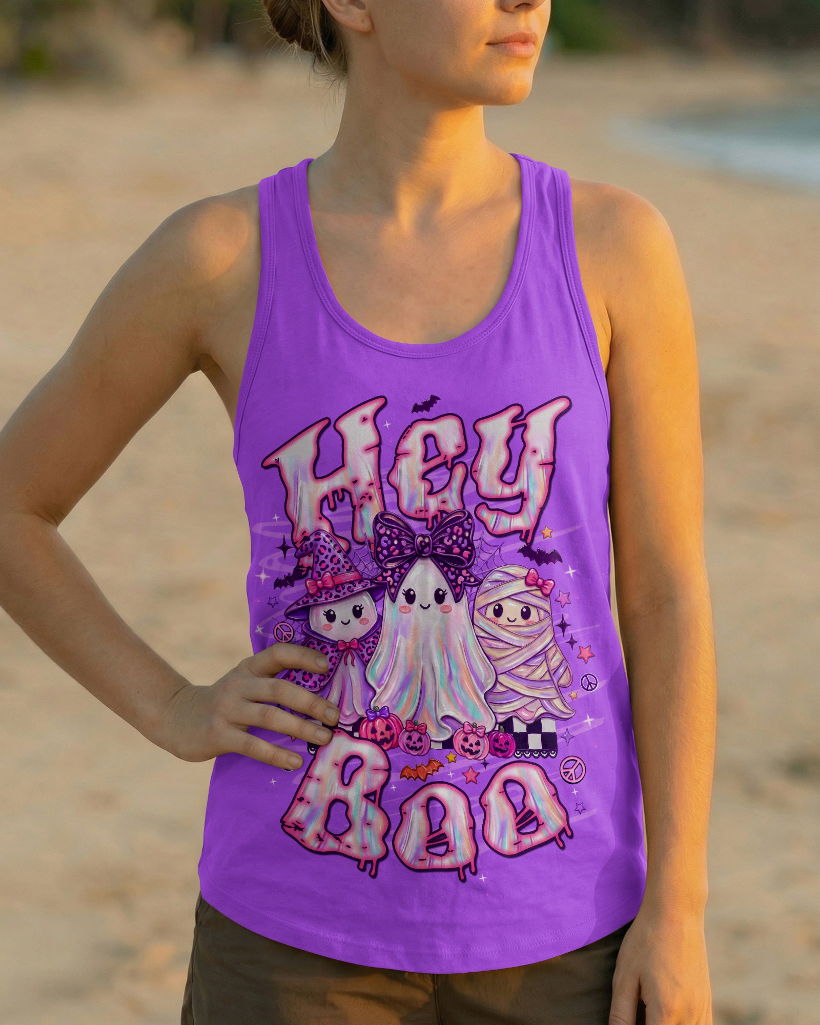 HEY BOO HALLOWEEN ALL OVER PRINT - TLTW1707264