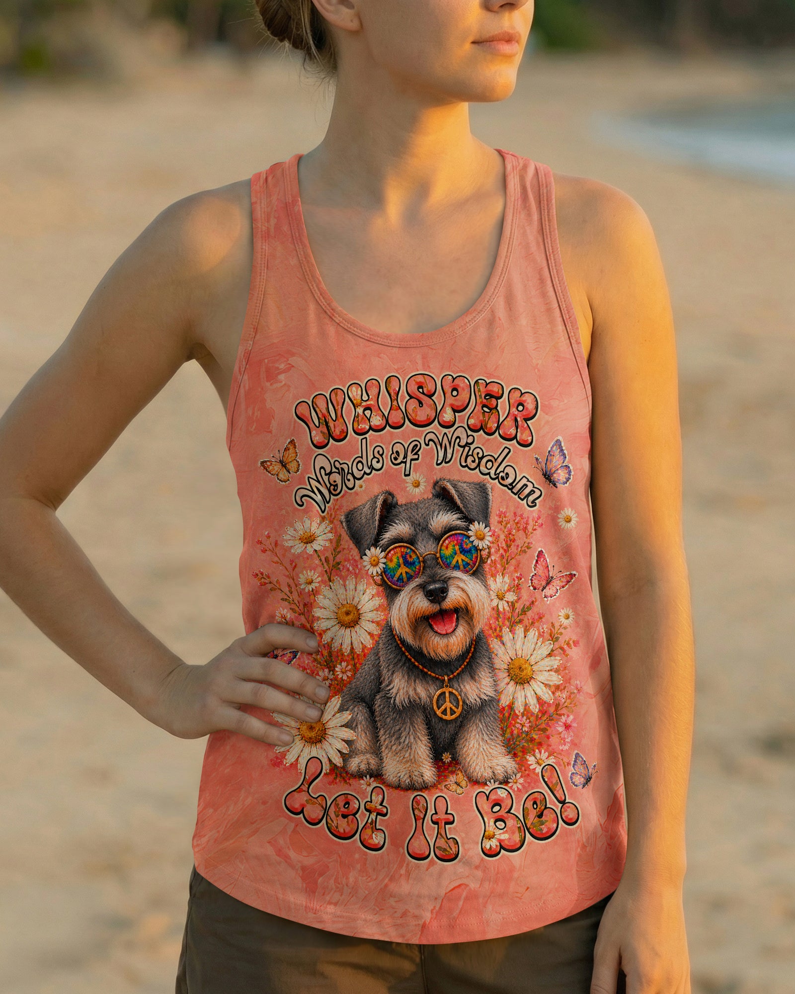 WHISPER WORDS OF WISDOM LET IT BE SCHNAUZER DOG ALL OVER PRINT - TLHN1305262