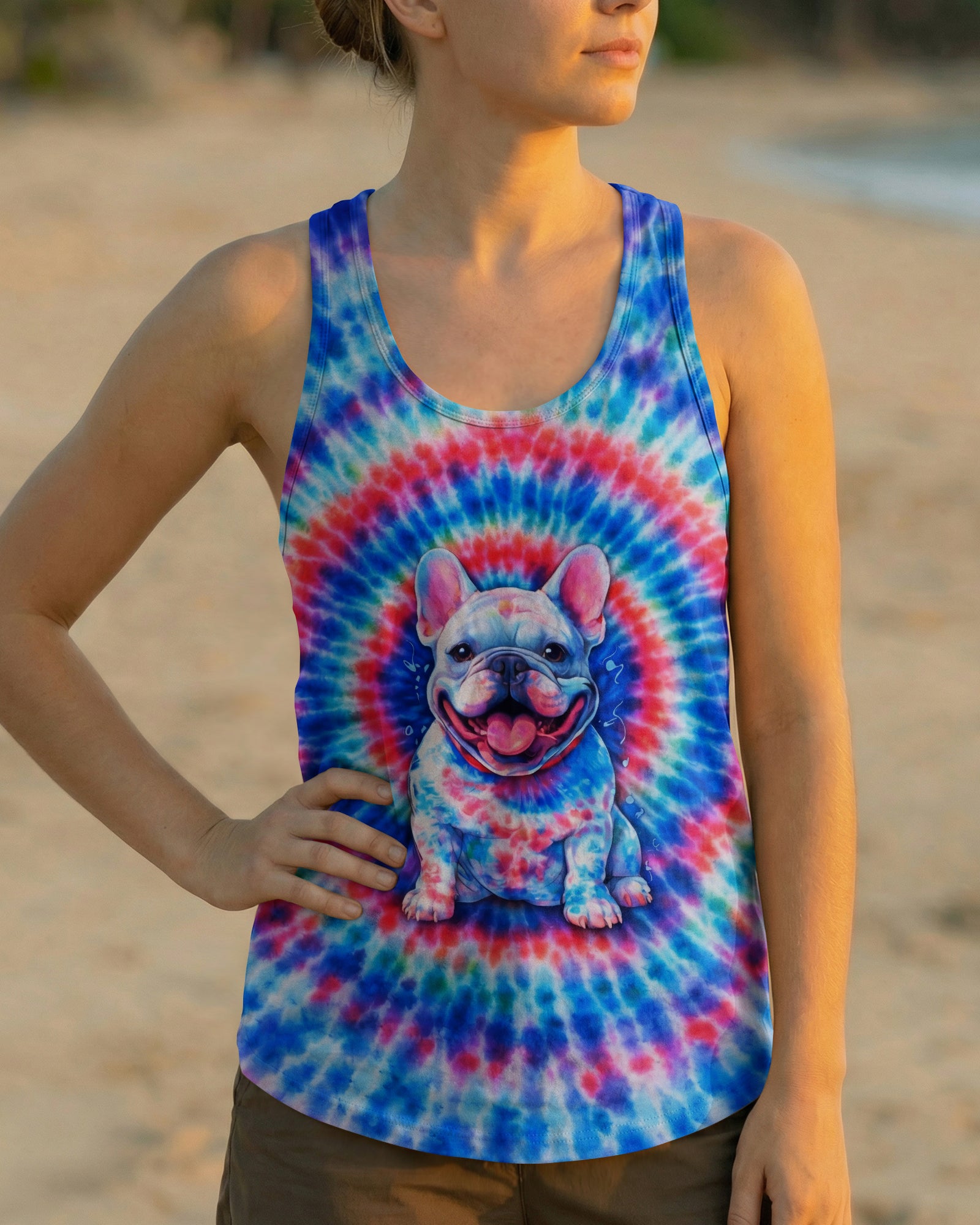FRENCH BULLDOG SWIRL ALL OVER PRINT - TLNO0903261