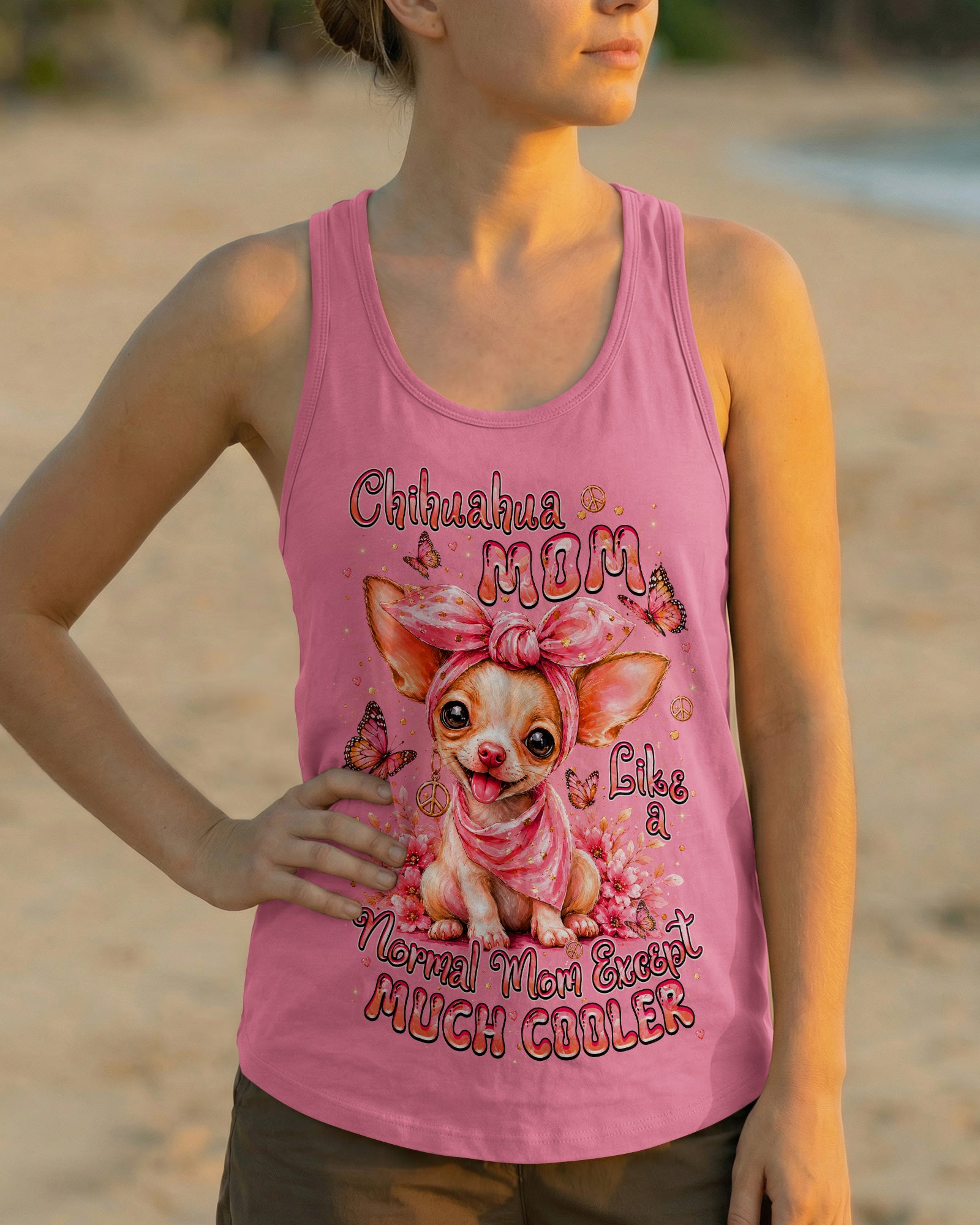CHIHUAHUA MOM COOLER DOG ALL OVER PRINT - TLHN1805263