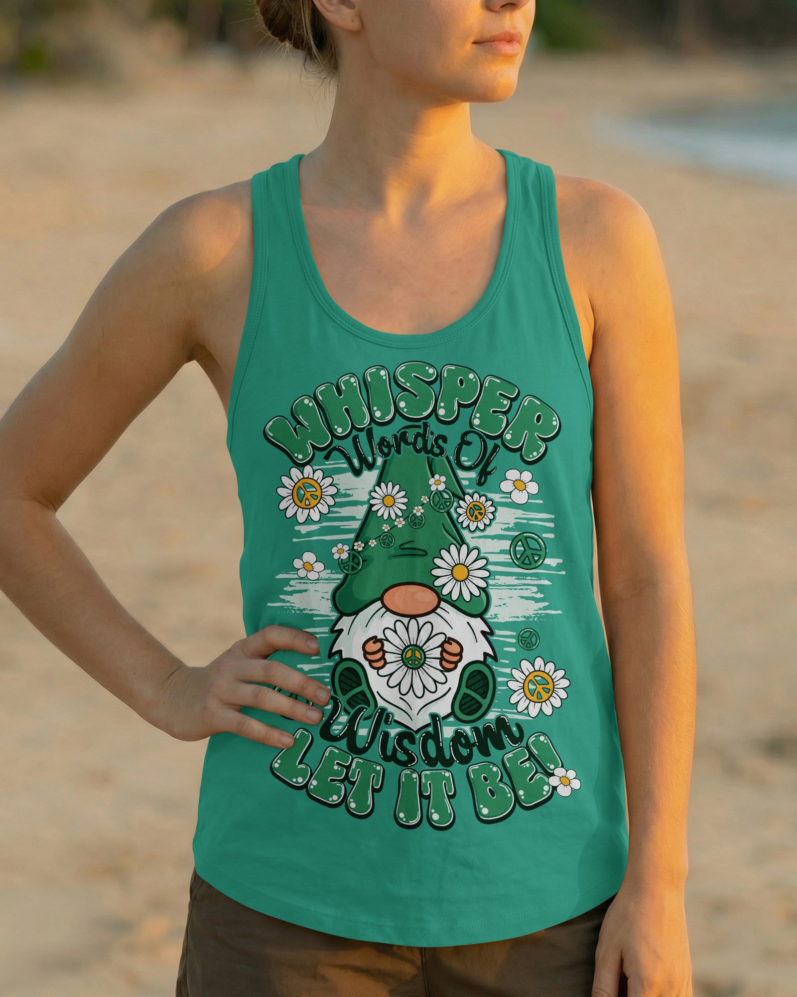 WHISPER WORDS OF WISDOM LET IT BE GNOMIES ALL OVER PRINT - TY0602261