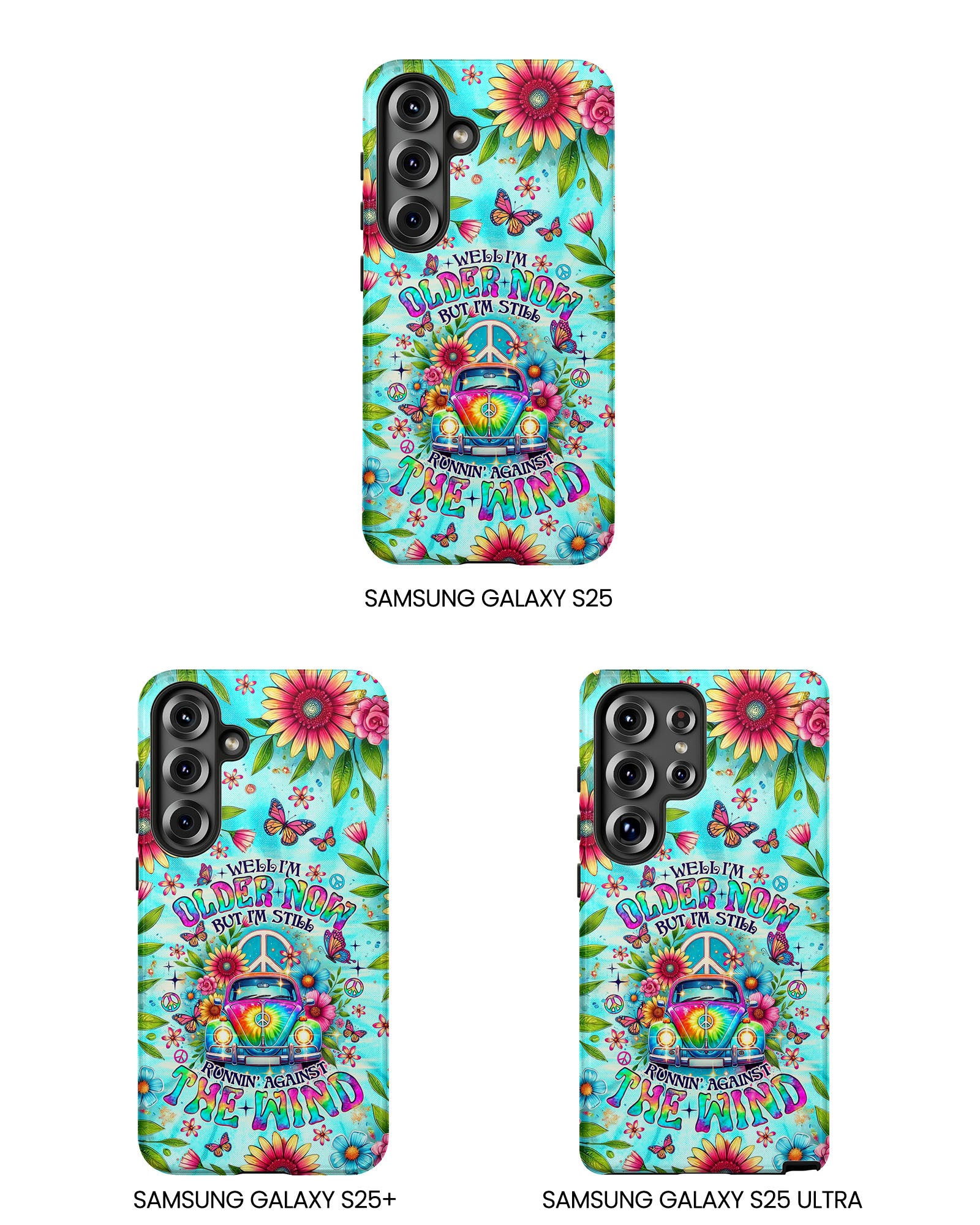 RUNNING AGAINST THE WIND CAR TIE DYE PHONE CASE  - TLNO1804254