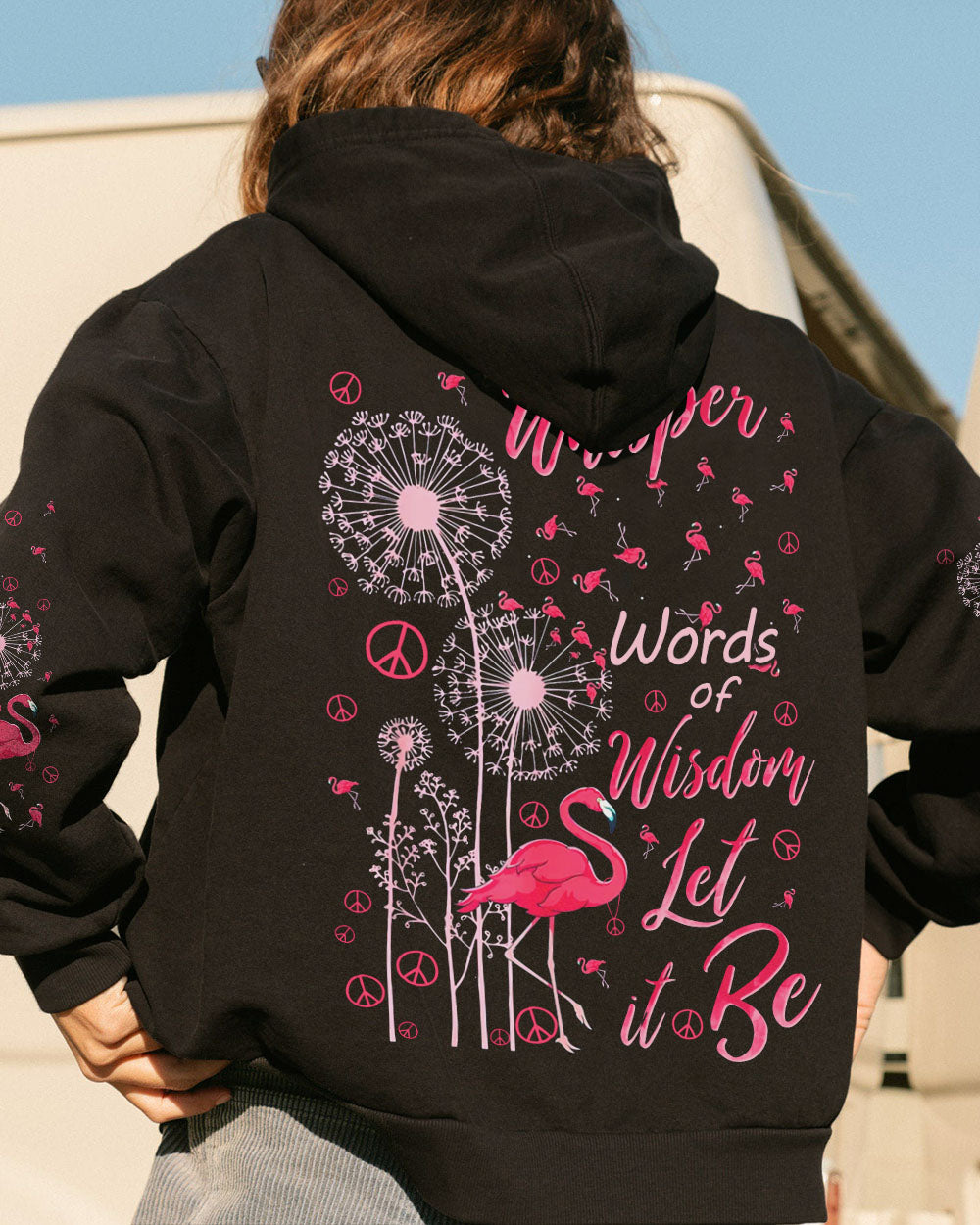 WHISPER WORDS OF WISDOM FLAMINGO ALL OVER PRINT - TYQY1207241