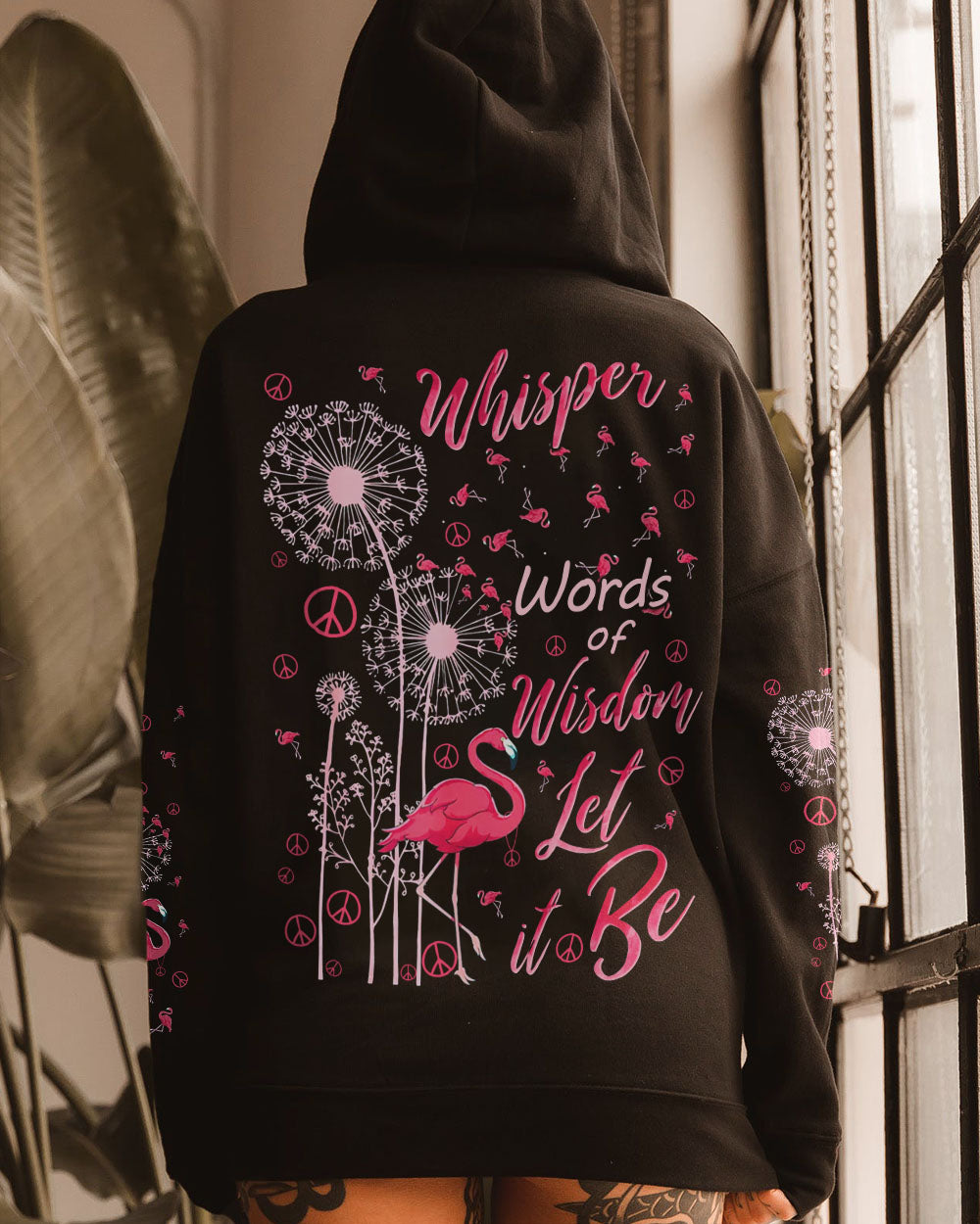 WHISPER WORDS OF WISDOM FLAMINGO ALL OVER PRINT - TYQY1207241