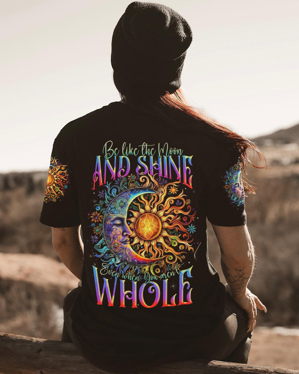 BE LIKE THE MOON GLOWING ALL OVER PRINT - TLNZ1205231