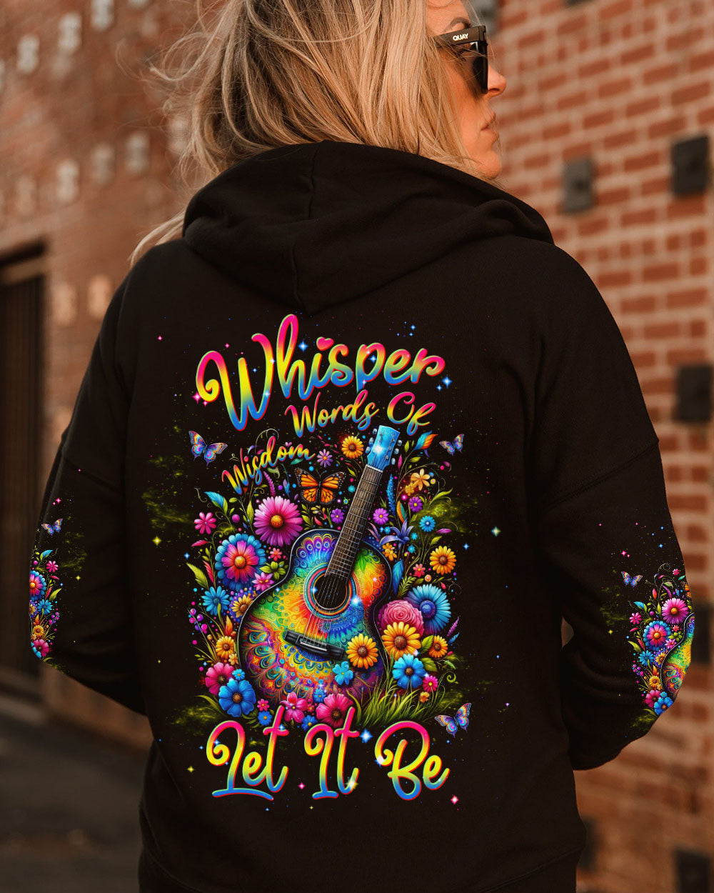 WHISPER WORDS OF WISDOM COLORFUL GUITAR ALL OVER PRINT - TLNT2812233