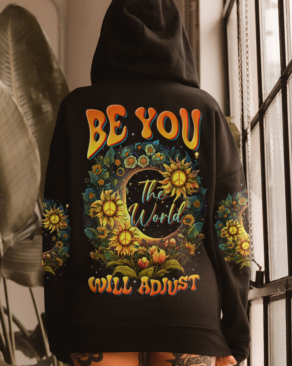 BE YOU THE WORLD WILL ADJUST ALL OVER PRINT - TLTR1105231
