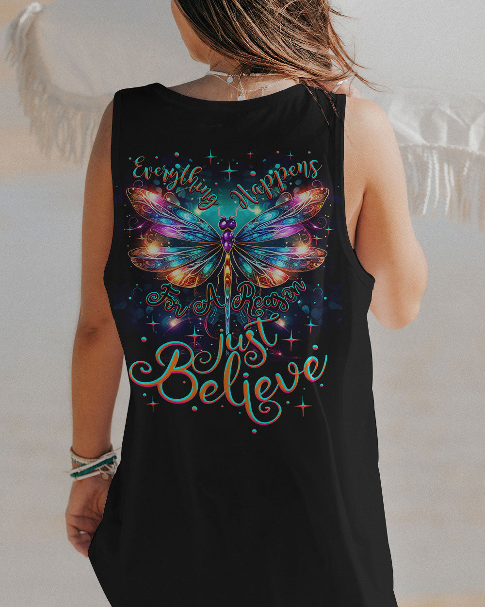 JUST BELIEVE DRAGONFLY ALL OVER PRINT - TY2706231