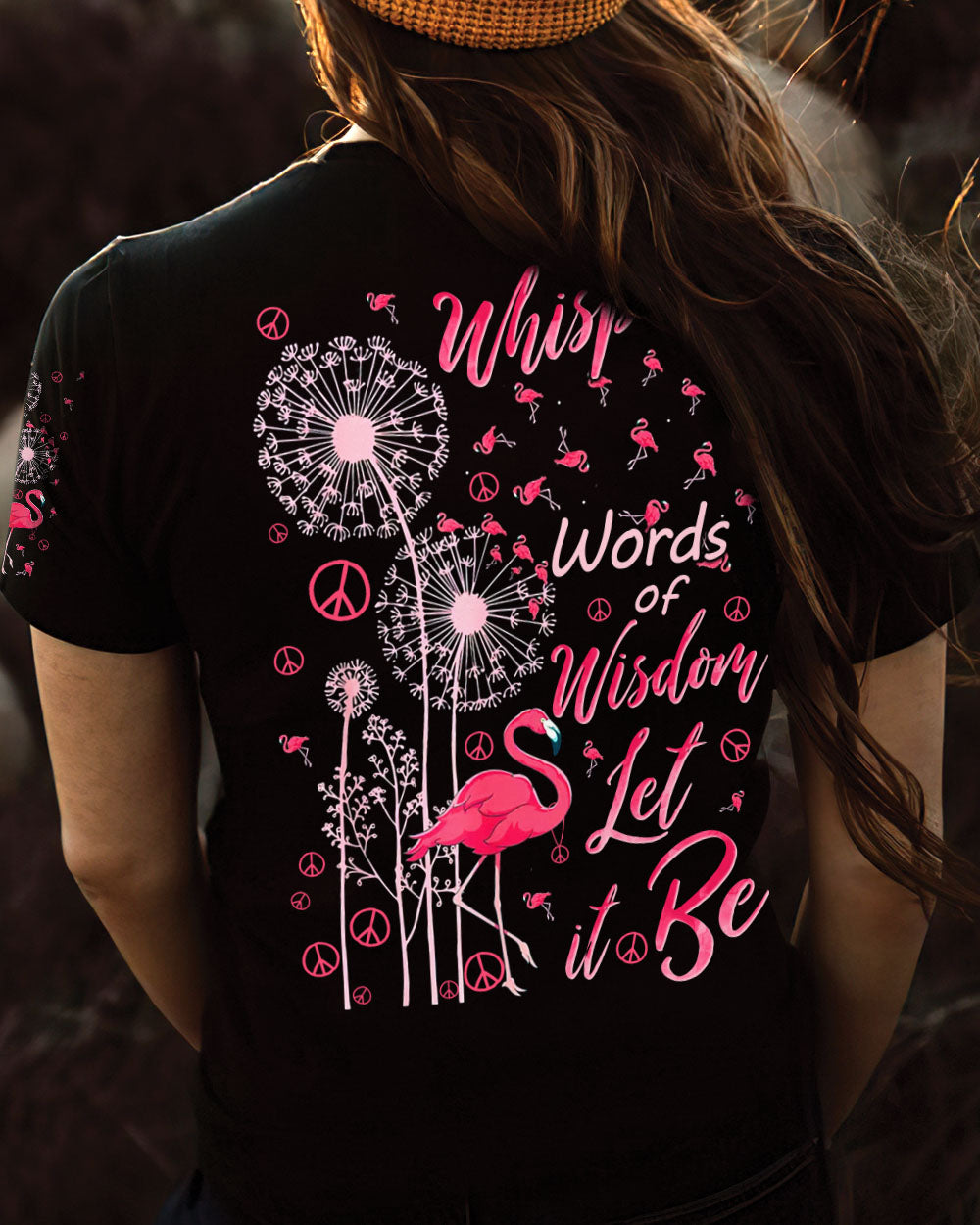 WHISPER WORDS OF WISDOM FLAMINGO ALL OVER PRINT - TYQY1207241