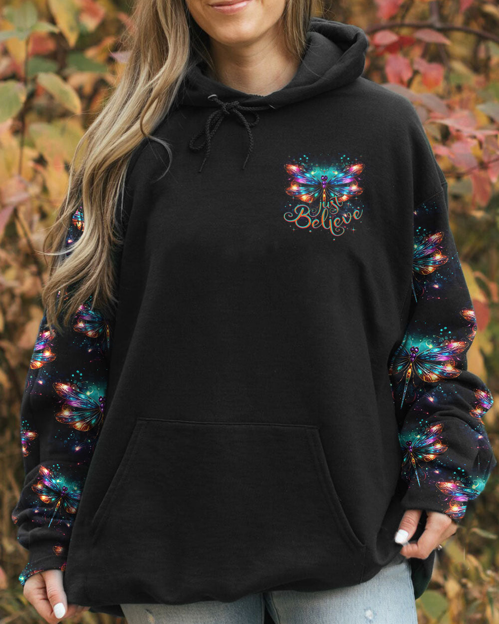 JUST BELIEVE DRAGONFLY ALL OVER PRINT - TY2706231