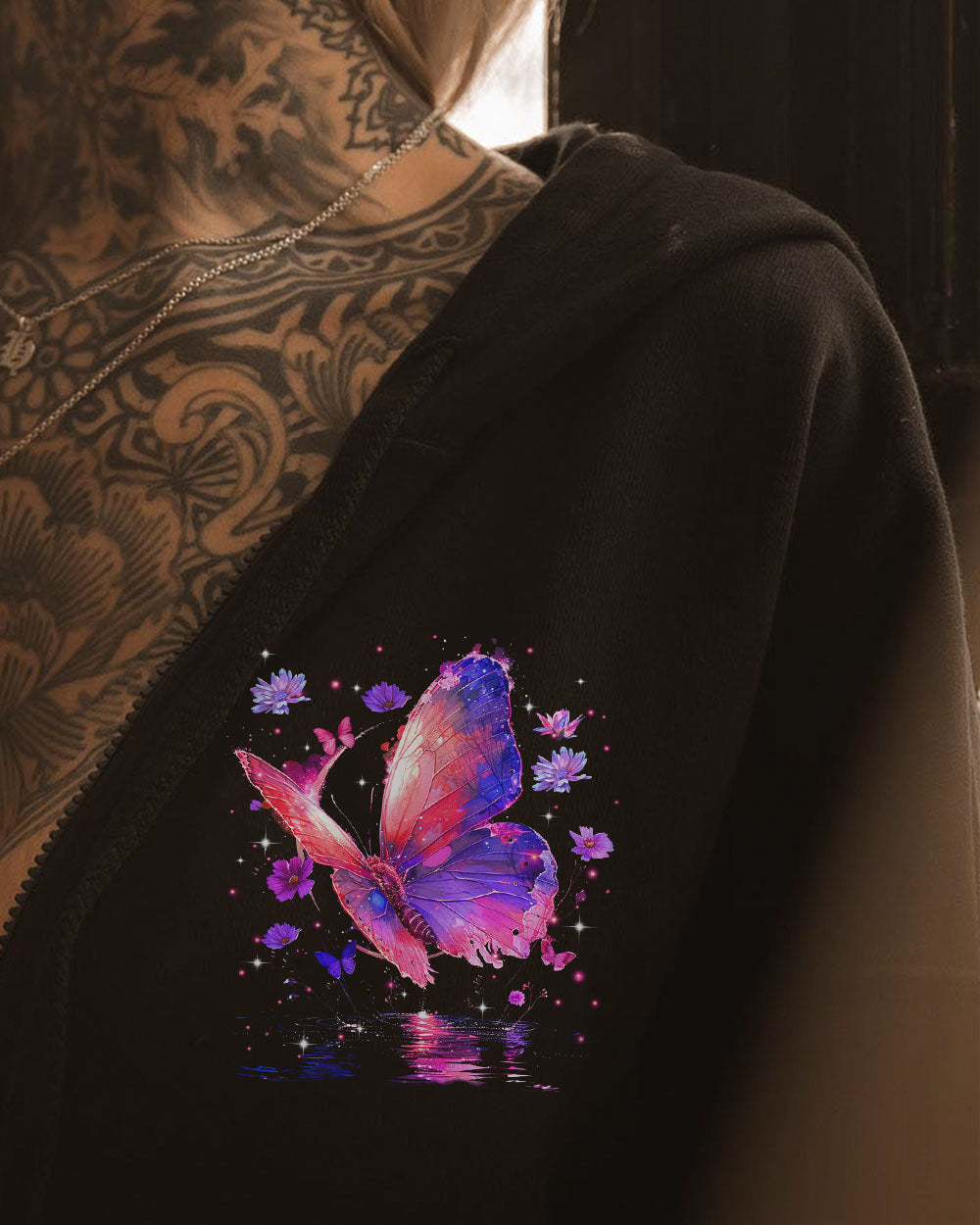 FAITH HOPE LOVE BUTTERFLY ALL OVER PRINT - TLTR2503245