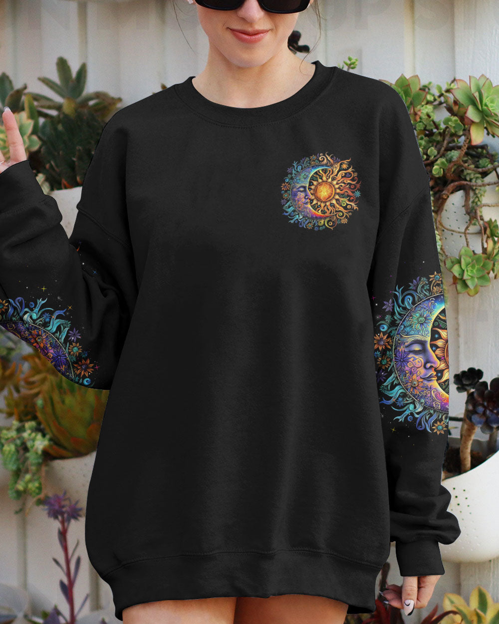 BE LIKE THE MOON GLOWING ALL OVER PRINT - TLNZ1205231
