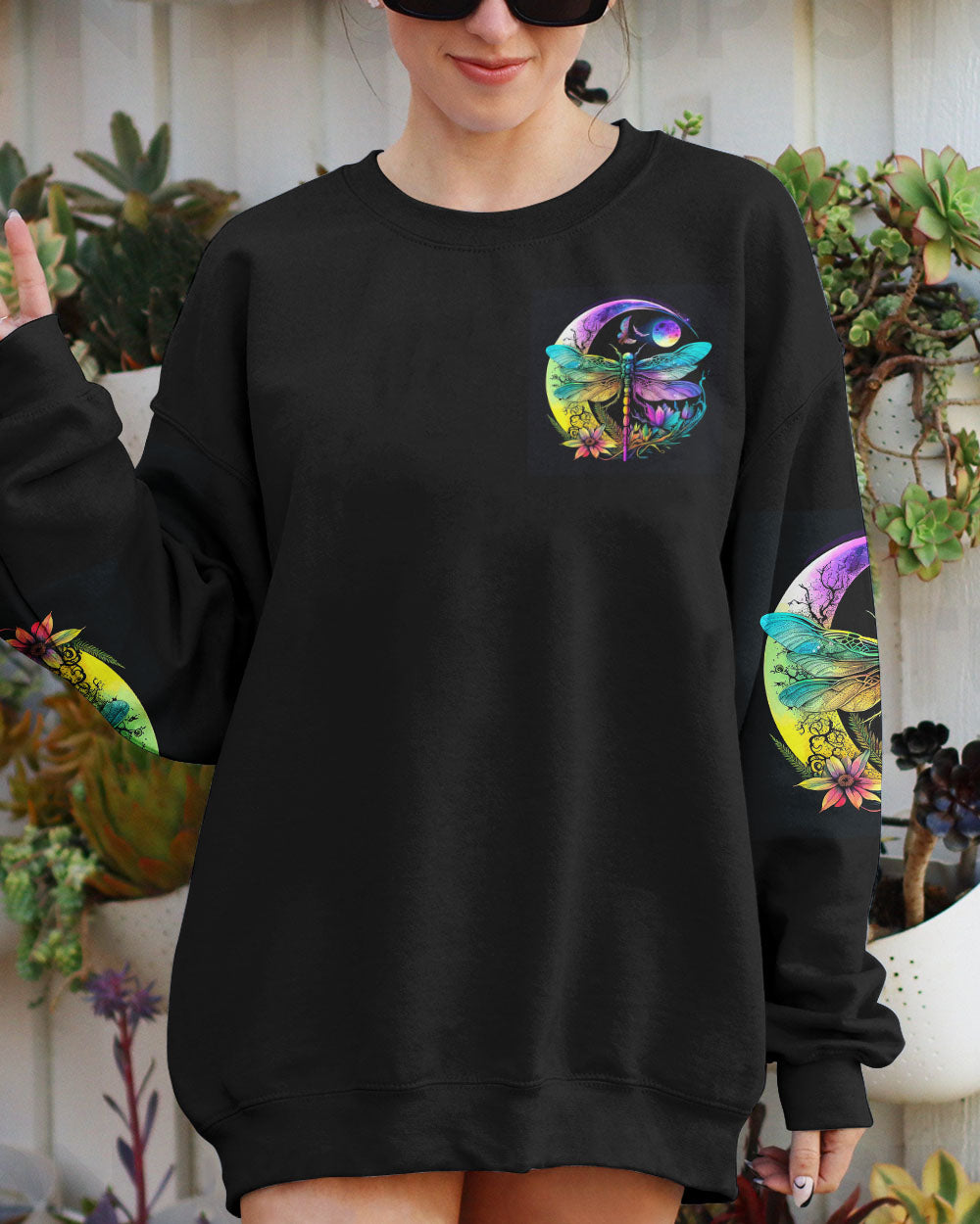 MAY YOU TOUCH DRAGONFLIES AND STARS ALL OVER PRINT - TYTD1205232