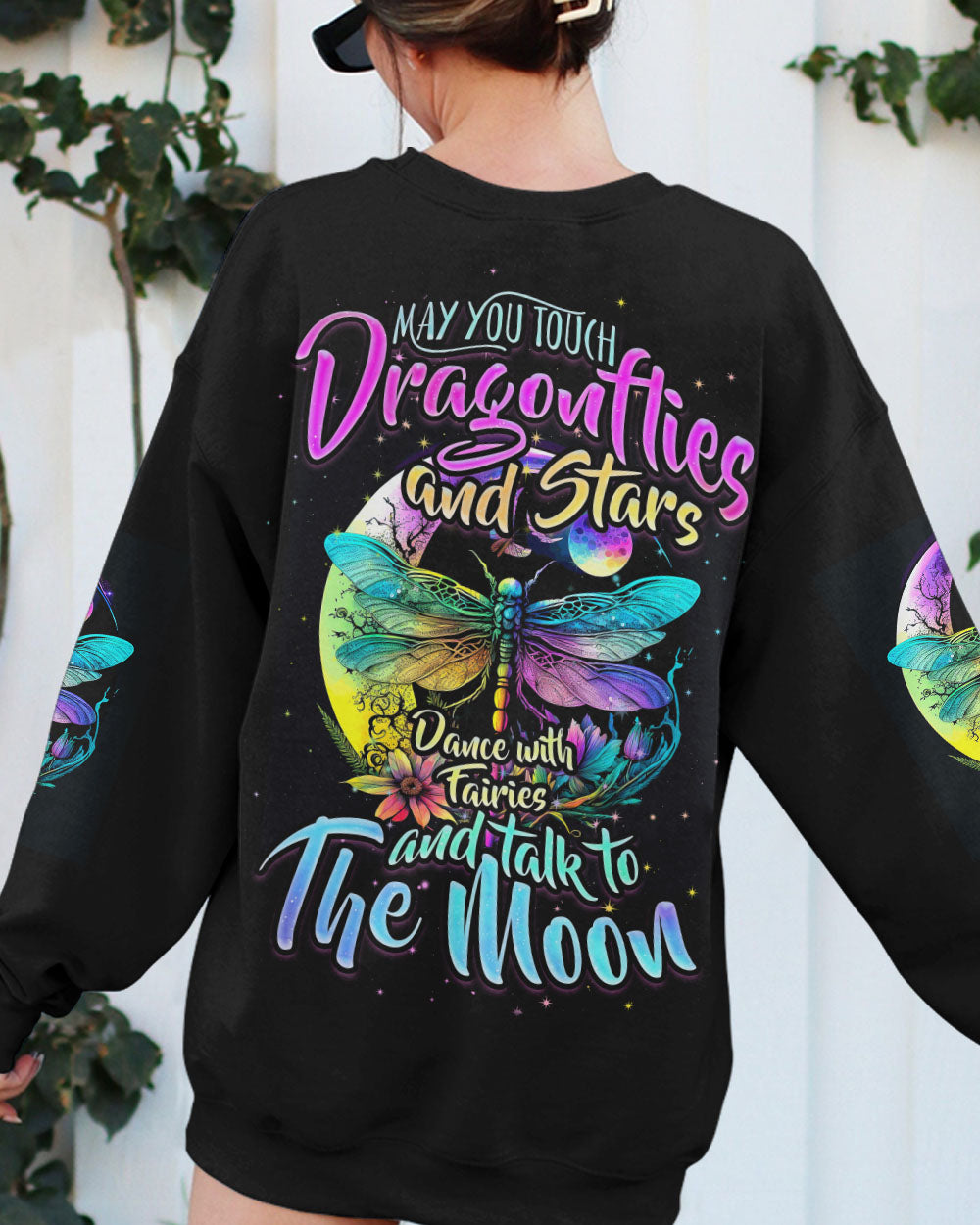 MAY YOU TOUCH DRAGONFLIES AND STARS ALL OVER PRINT - TYTD1205232