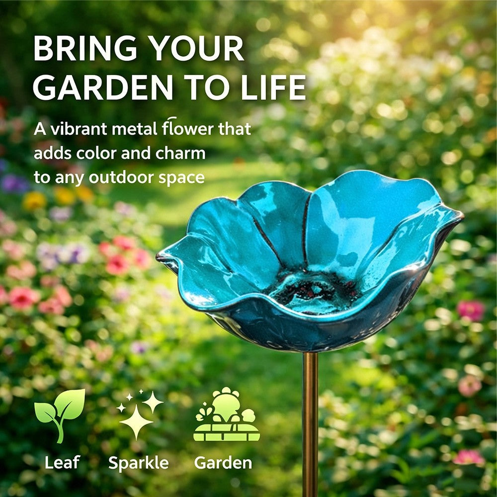 🐝 Pollinator-Friendly Flower Bird Bath – Your Garden’s New Must-Have