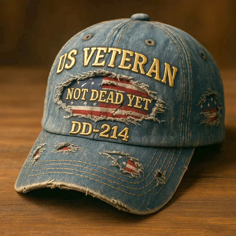 Men's USA 250th Anniversary Distressed Baseball Cap | Embroidered Bald Eagle Patriotic Trucker Hat