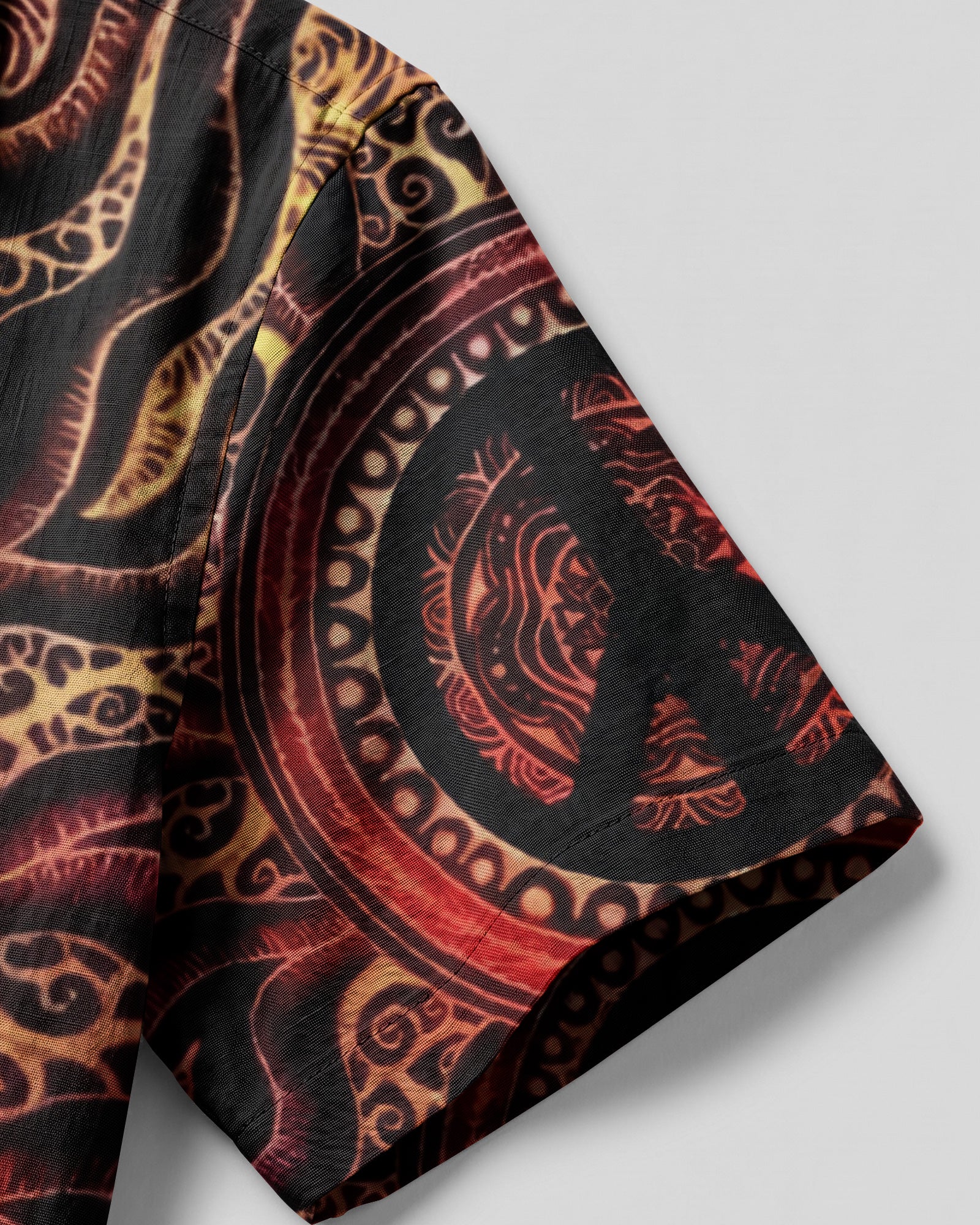IMAGINE ALL THE PEOPLE LIVING LIFE IN PEACE ABSTRACT CAMP SHIRT - YHDU0905233