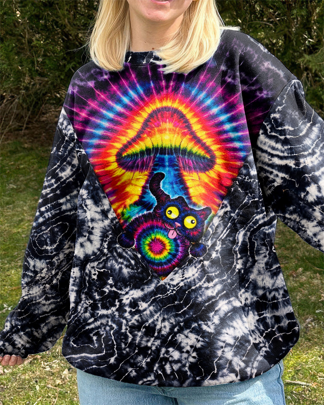 CAT MUSHROOM ALL OVER PRINT - KMTM0701261