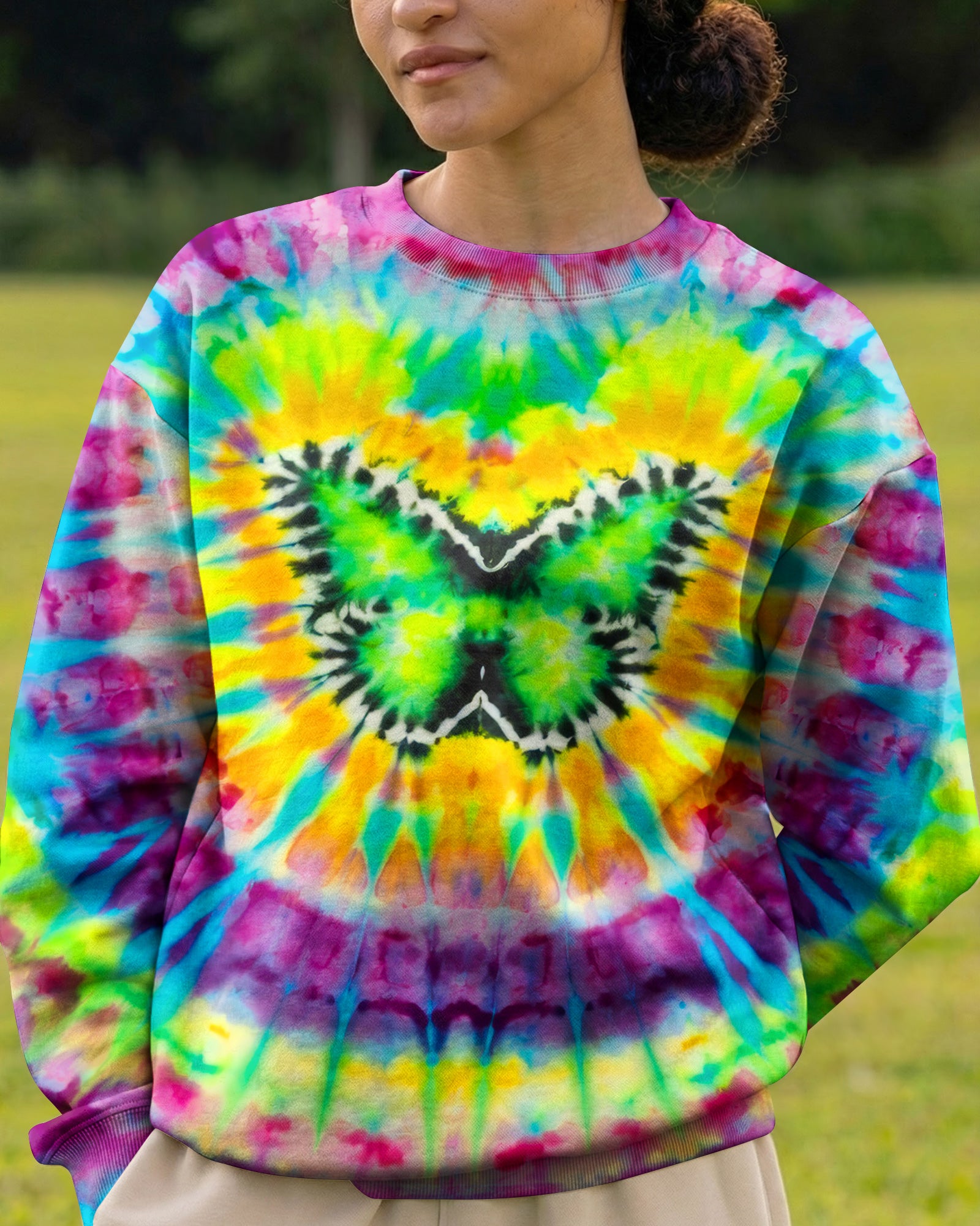 HIPPIE BUTTERFLY SWIRL ALL OVER PRINT - KM0104261