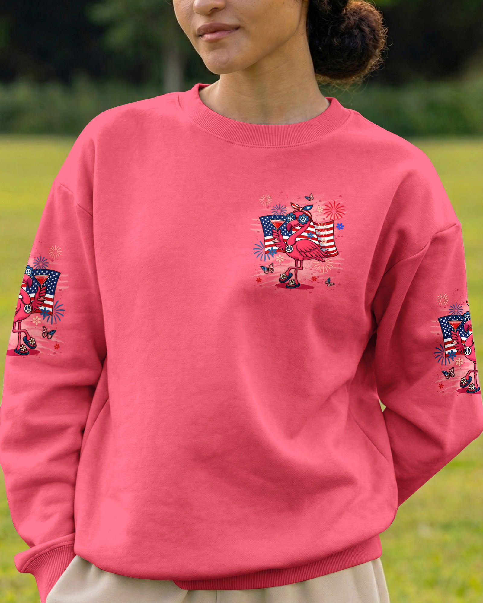PRETTY IN PINK FLAMINGO ALL OVER PRINT - TYLN3003262