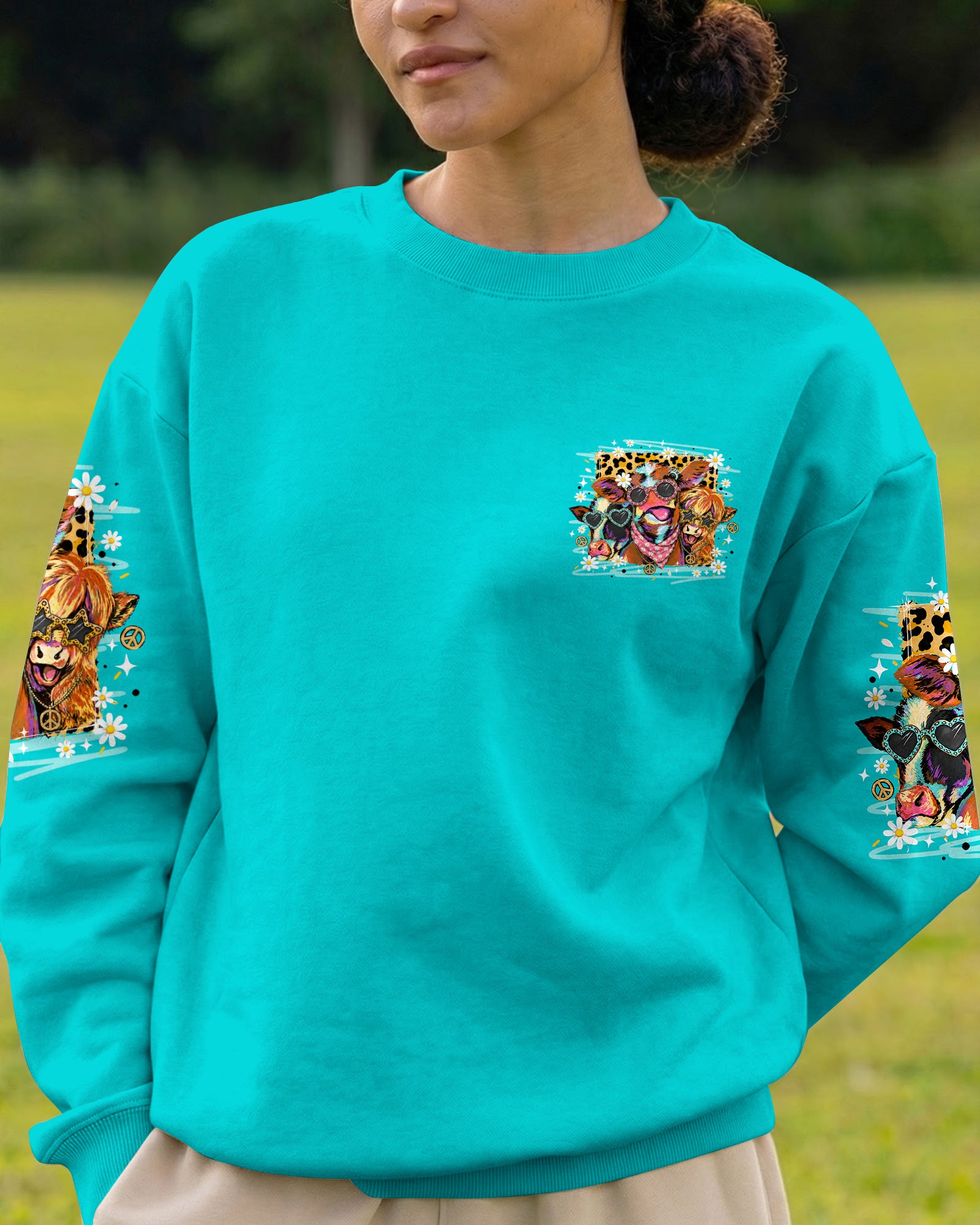 LET'S GO GIRLS COW ALL OVER PRINT - TLNO1806261