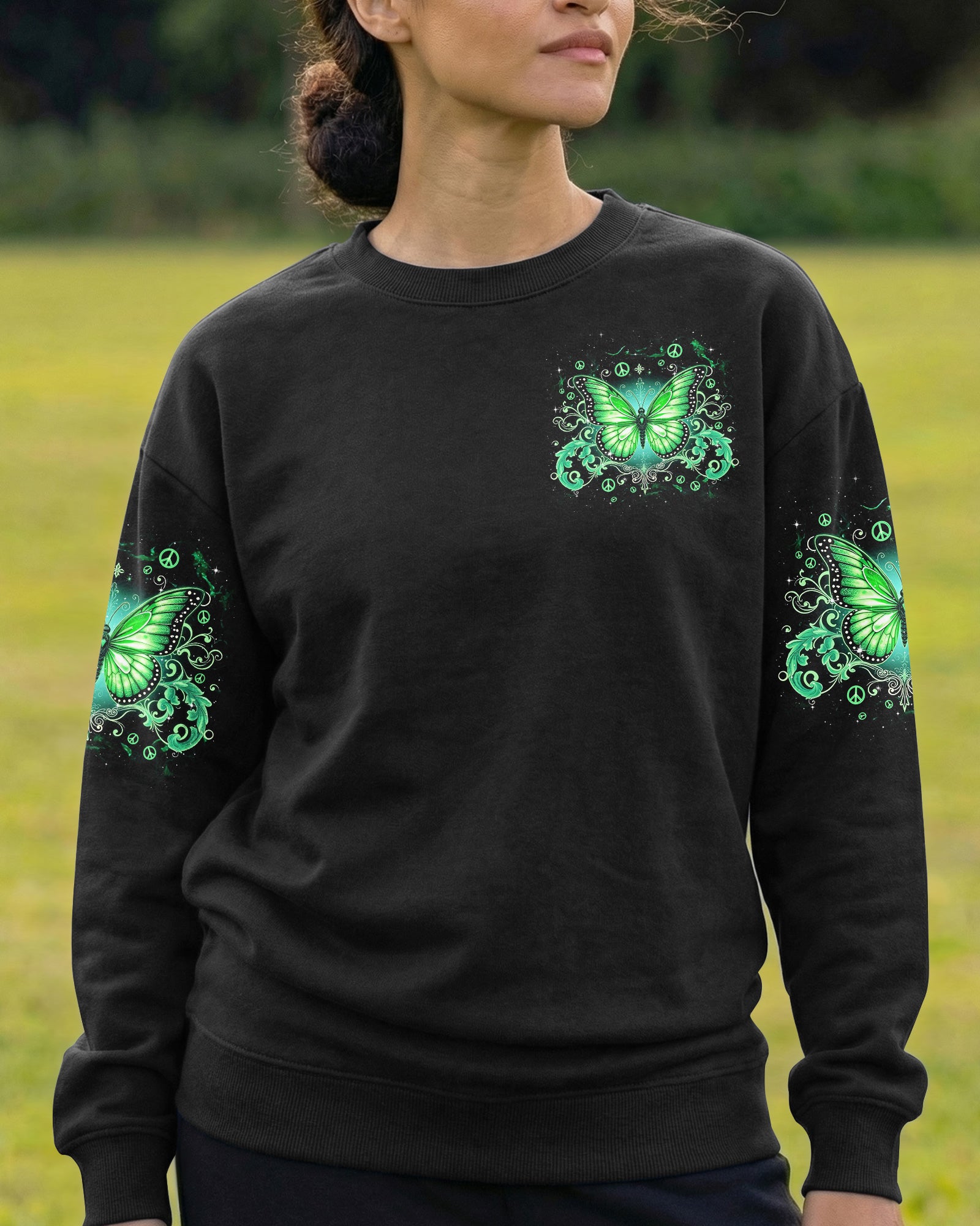 JUST BREATHE BUTTERFLY ALL OVER PRINT - TYQY2803262