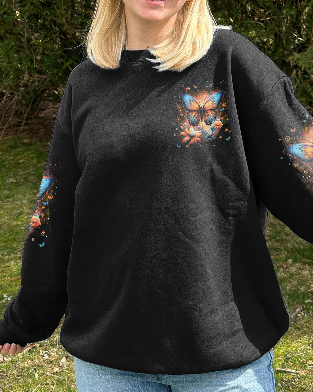 HELLO DARKNESS MY OLD FRIEND BUTTERFLY ALL OVER PRINT - TYPQ0302261