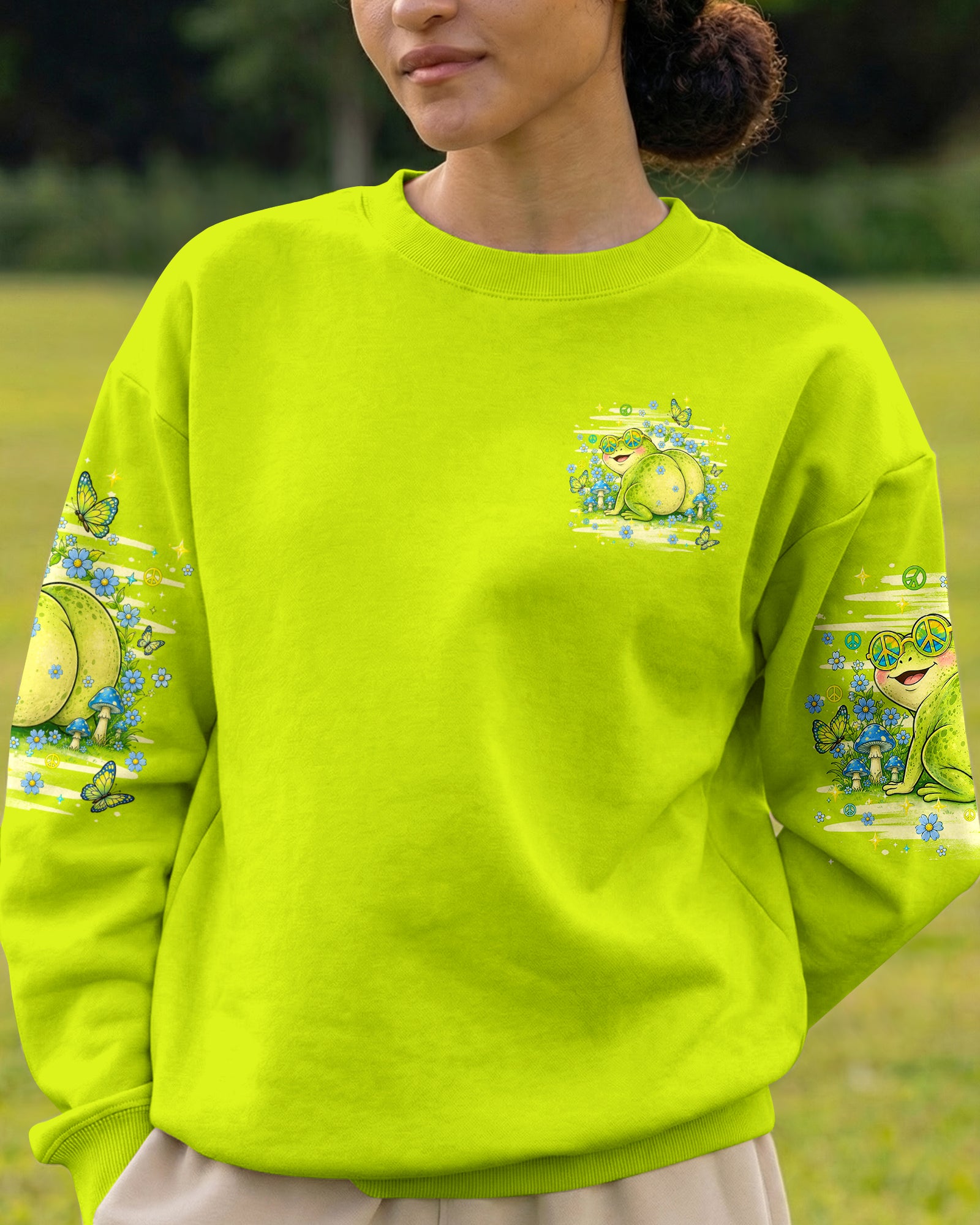 WHY BE MOODY FROG ALL OVER PRINT - TLHN0807262