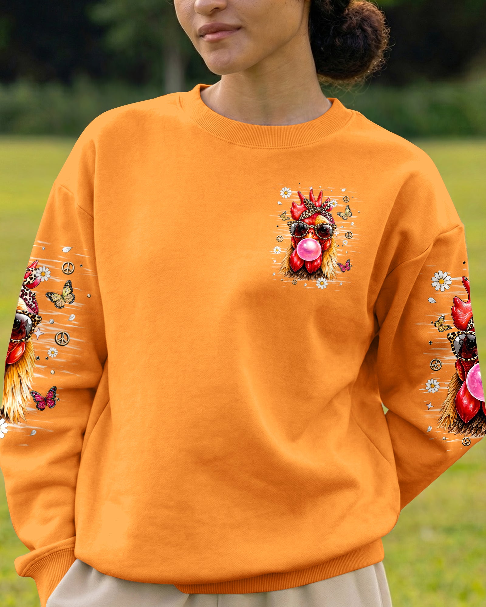 AGING MAY HAVE SLOWED ME DOWN CHICKEN ALL OVER PRINT - TLHN2606261