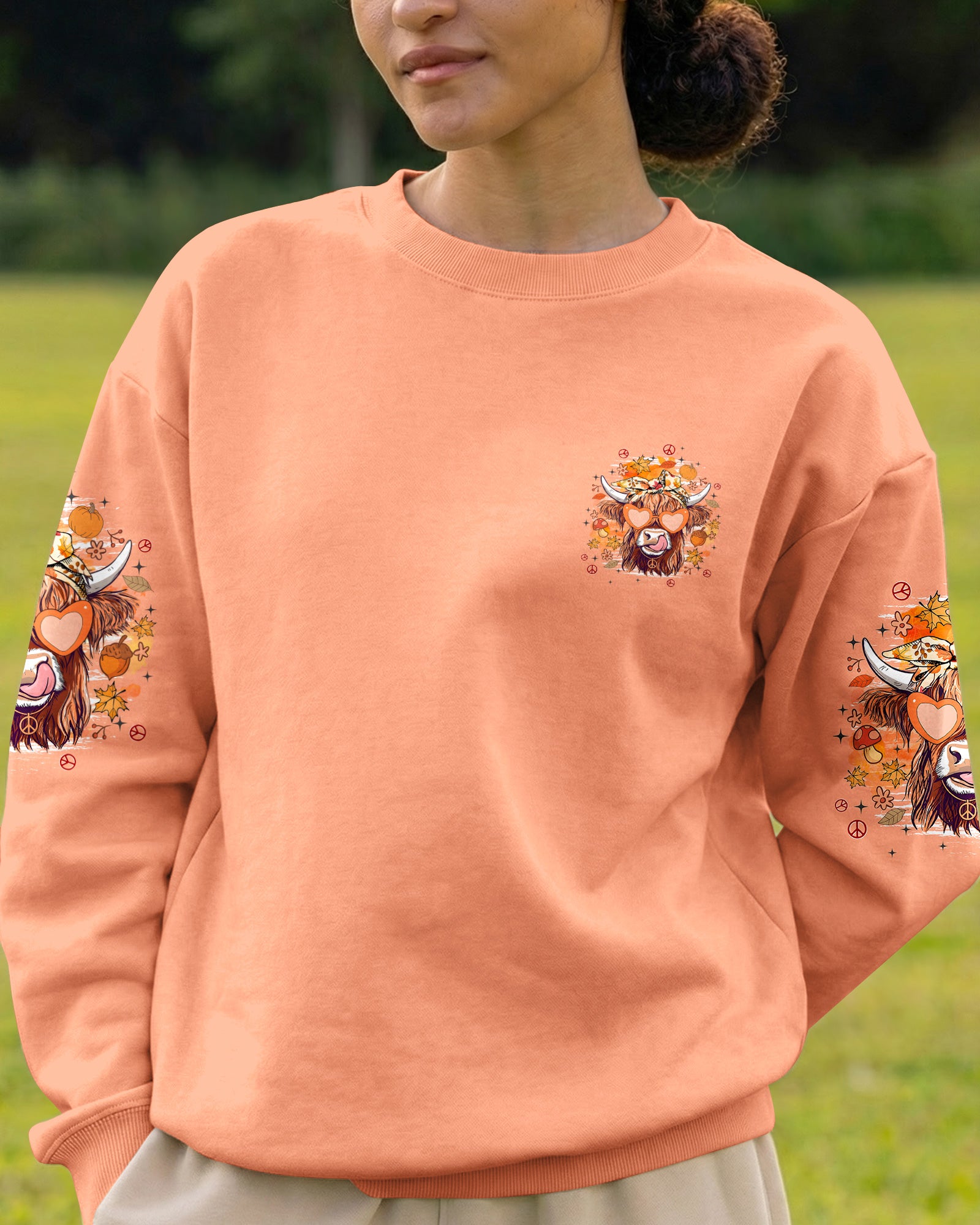 ALL THE GOOD ONES ARE A LITTLE CRAZY HIGHLAND COW ALL OVER PRINT - TYPQ0608261