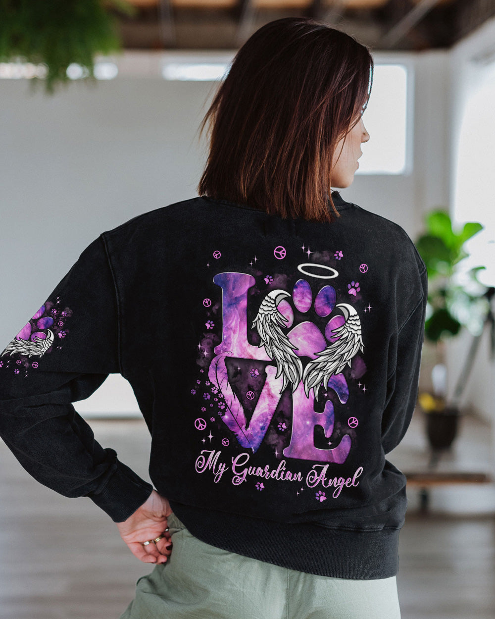 LOVE MY GUARDIAN ANGEL PAW ALL OVER PRINT - TYPQ0502261