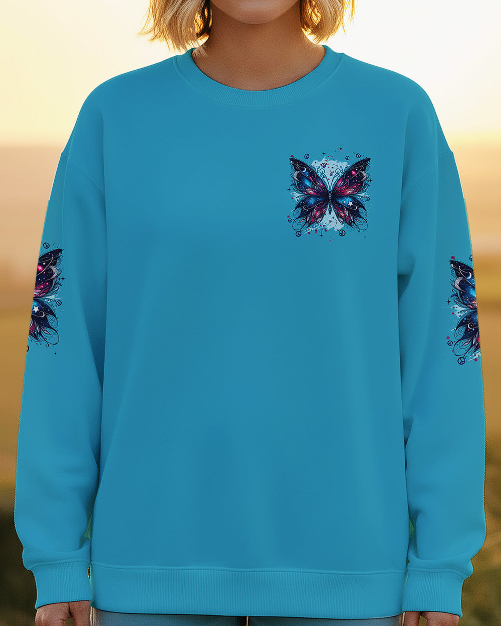CHOOSE TO USE YOUR WINGS BUTTERFLY ALL OVER PRINT - TYQY2702262
