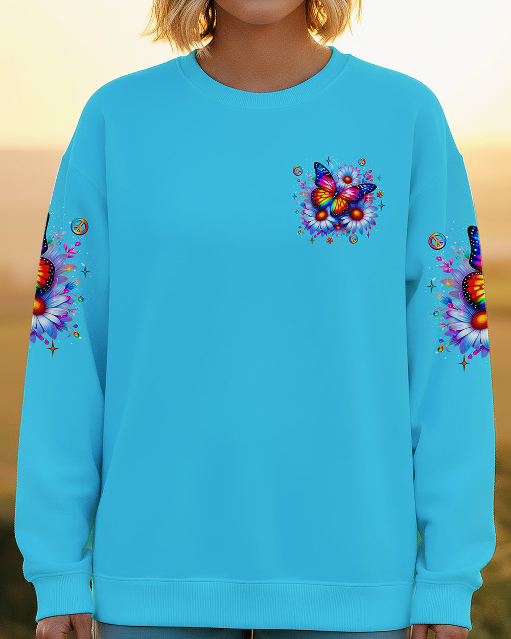 WHISPER WORDS OF WISDOM LET IT BE BUTTERFLY ALL OVER PRINT - YHLT2602262