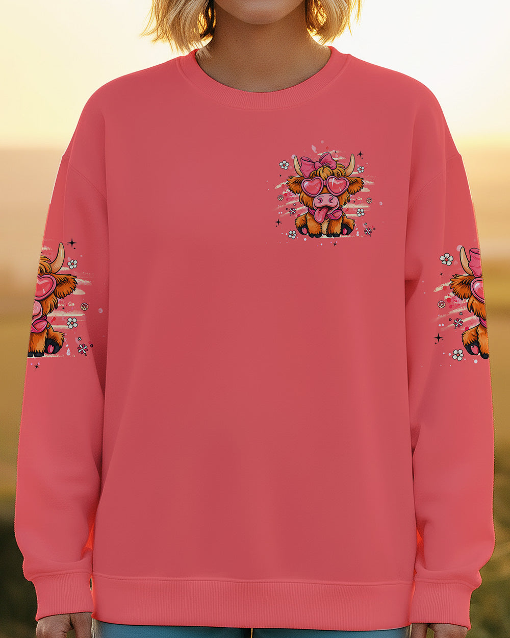 APPARENTLY I HAVE AN ATTITUDE WHO KNEW COW ALL OVER PRINT - TLHG0603262