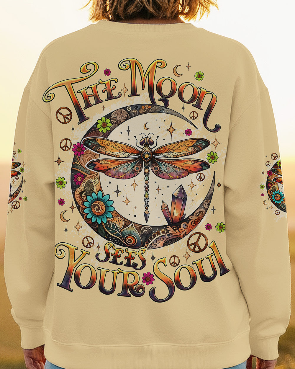 THE MOON SEES YOUR SOUL DRAGONFLY ALL OVER PRINT - TYQY0402261