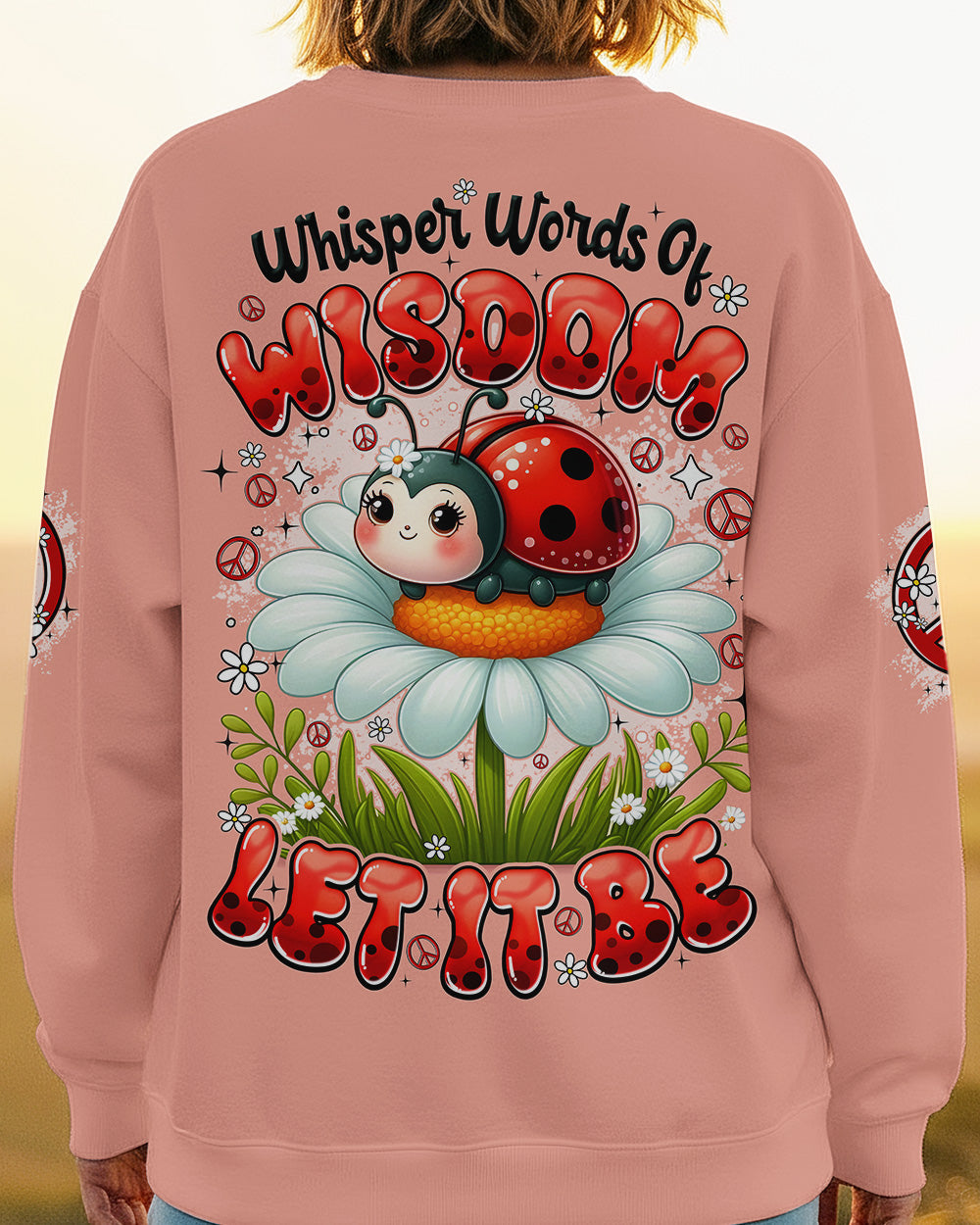 WHISPER WORDS OF WISDOM LET IT BE LADYBUG ALL OVER PRINT - TYQY0203262