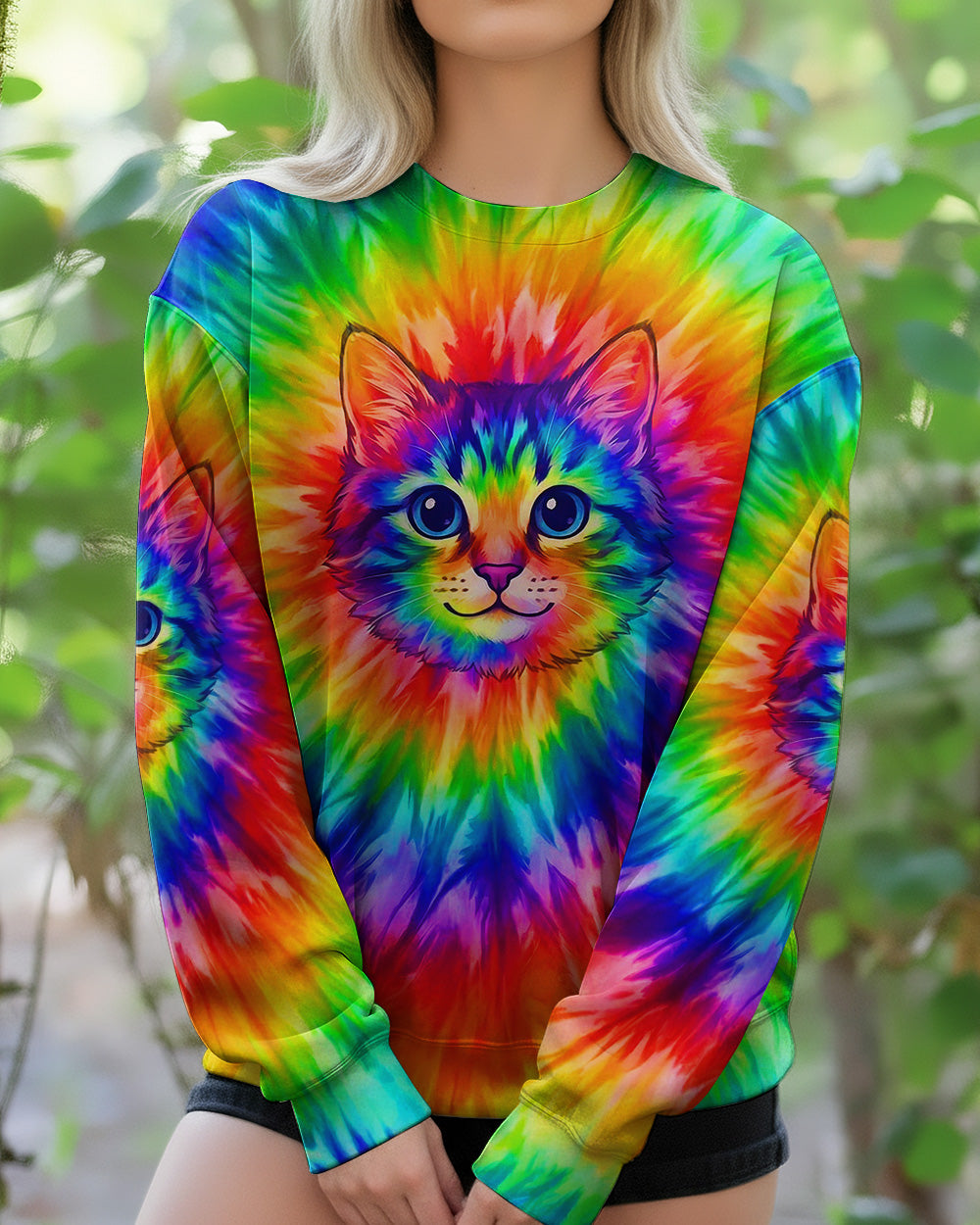 COLORFUL CAT SPIRIT ALL OVER PRINT - TYPQ2602261