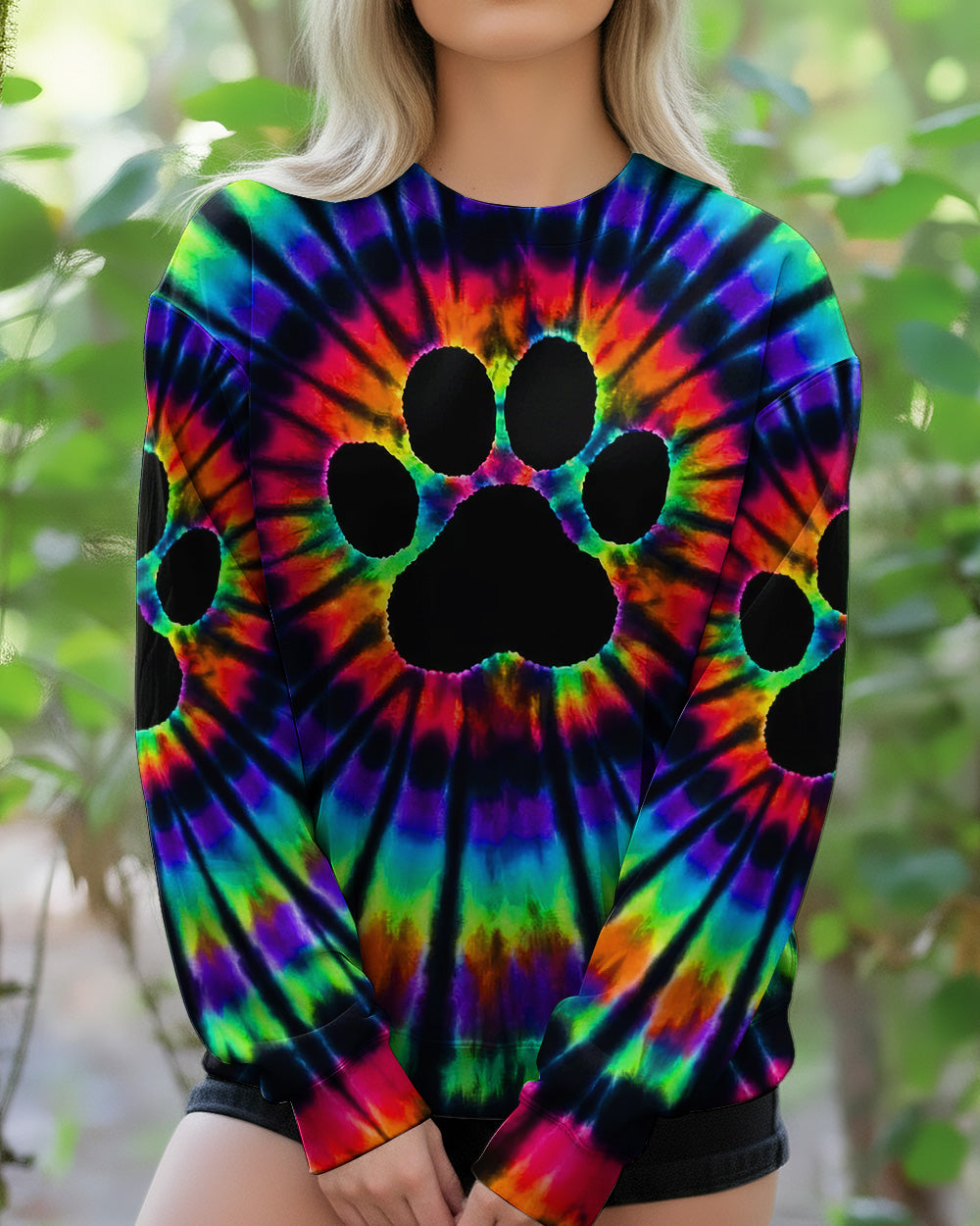 COLORFUL PAW ALL OVER PRINT - TYPQ2502262