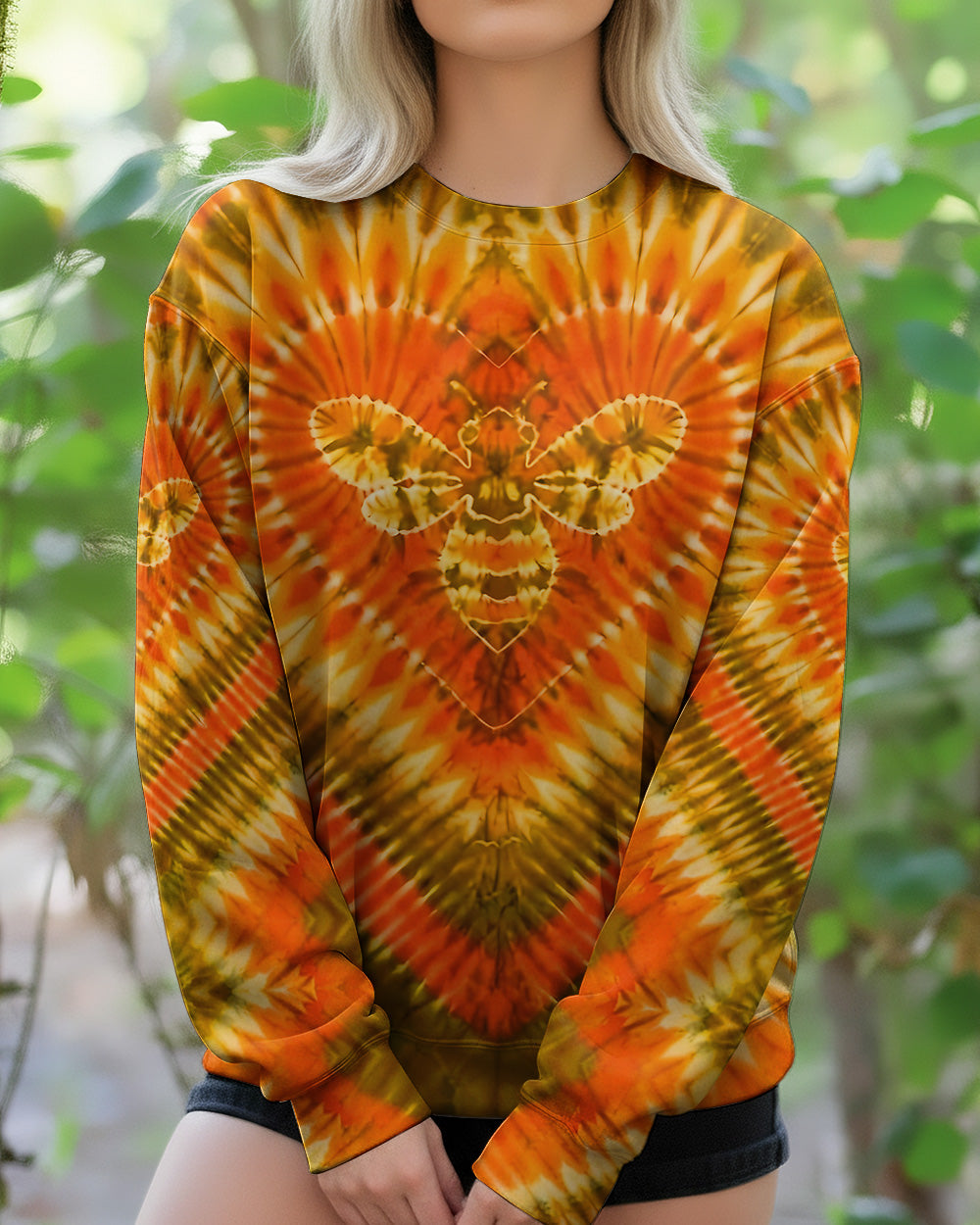 HONEY BEE HEART ALL OVER PRINT - TYQY1303262