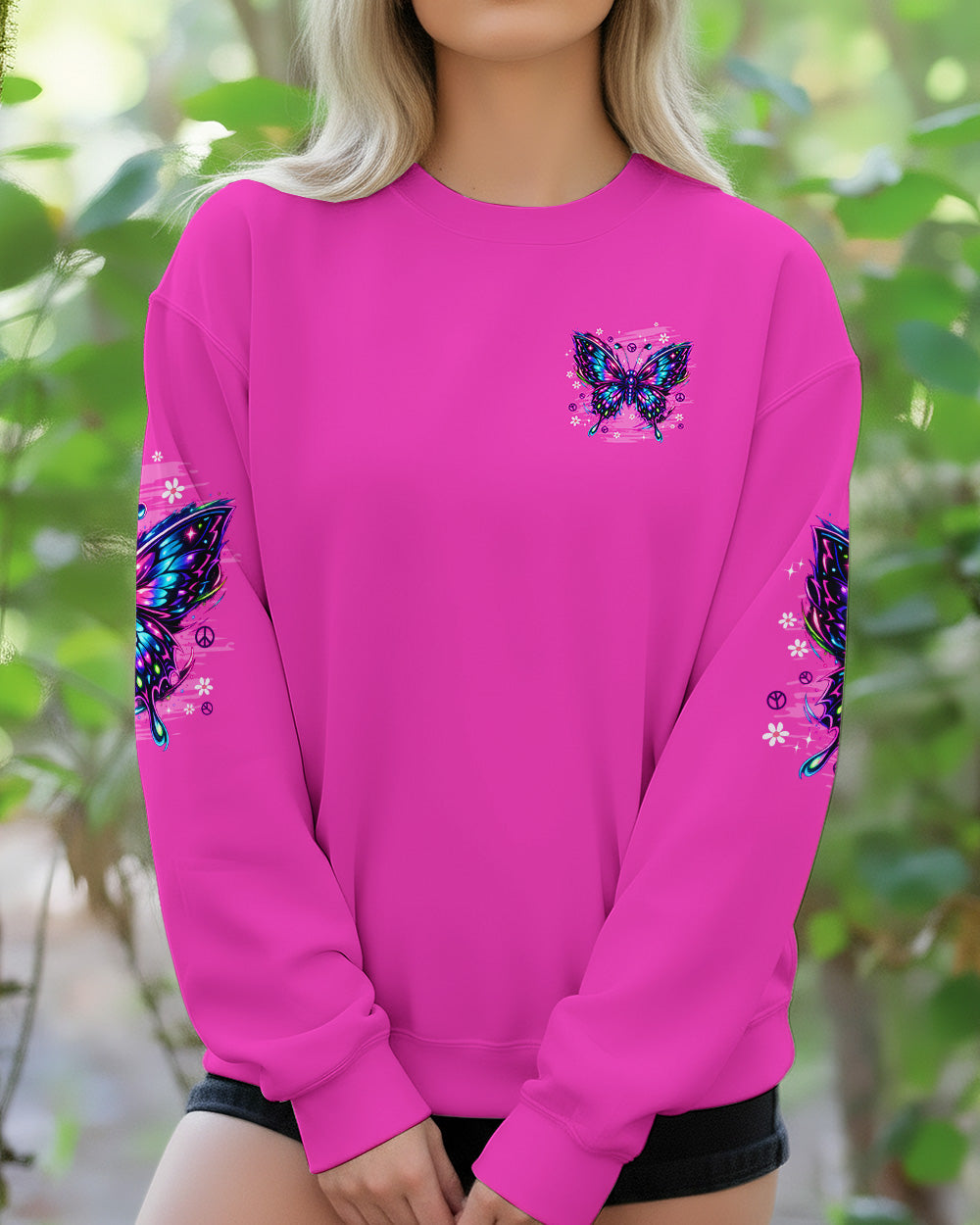 JUST BELIEVE BUTTERFLY ALL OVER PRINT - TYPQ2702263